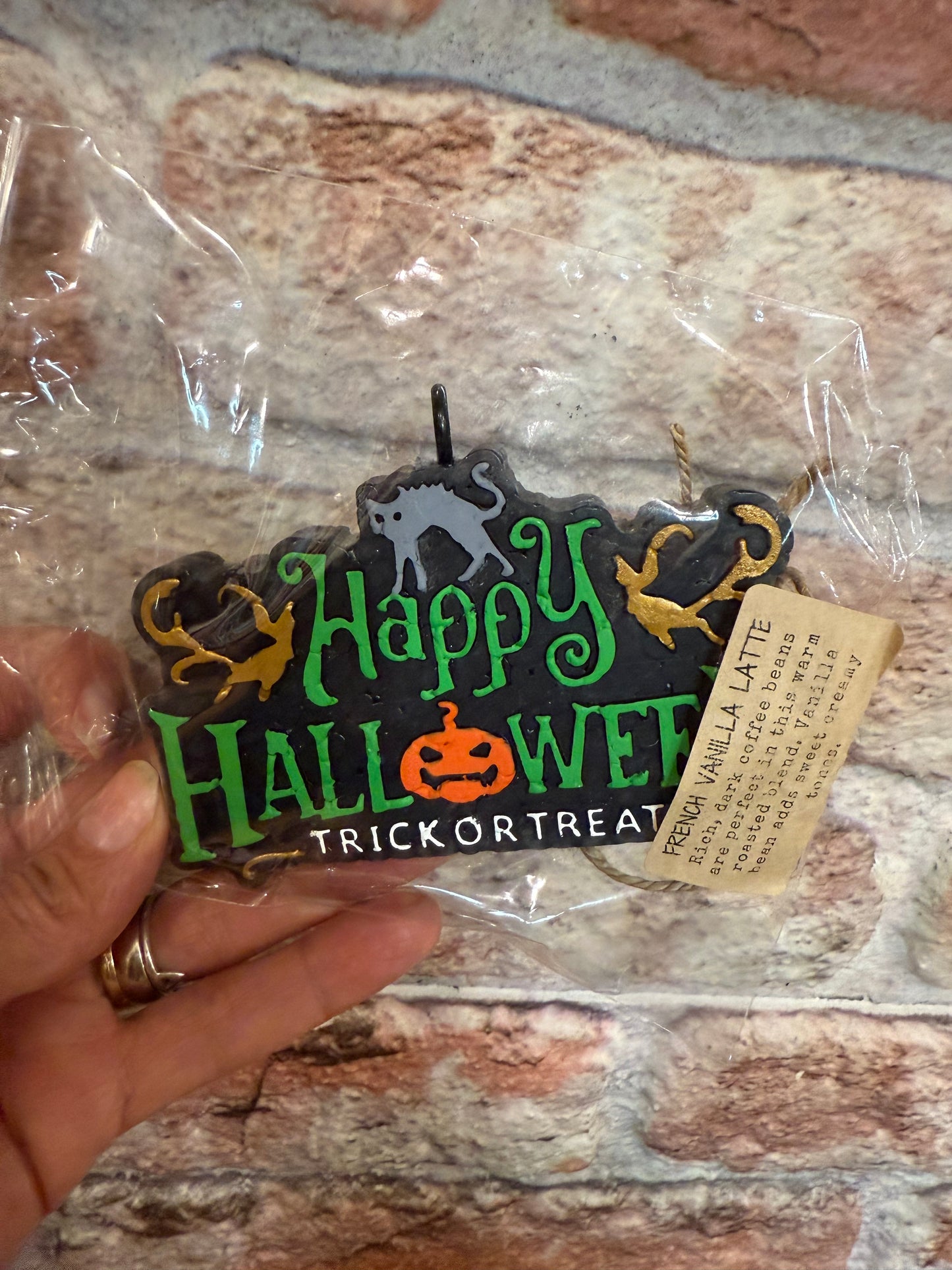 Happy Halloween Freshie - French Vanilla Latte Scent