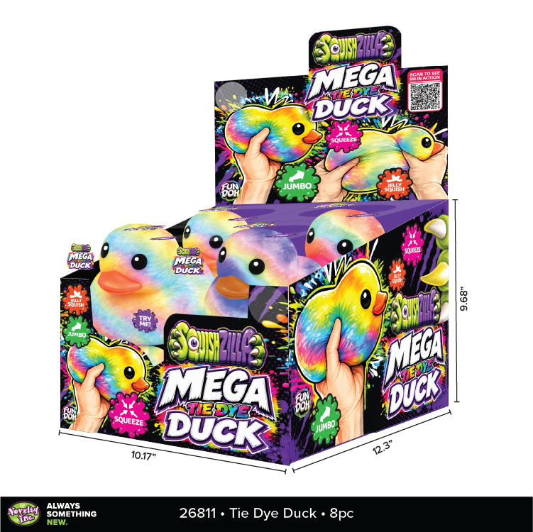 MEGA Tie Dye Duck Squishy
5"