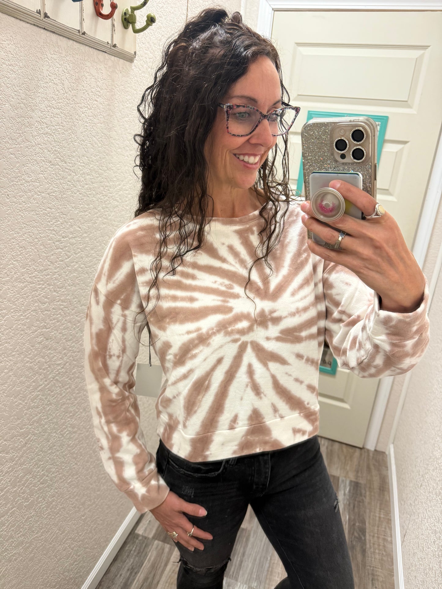 Sunset Spiral Tie Dye Sweatshirt
