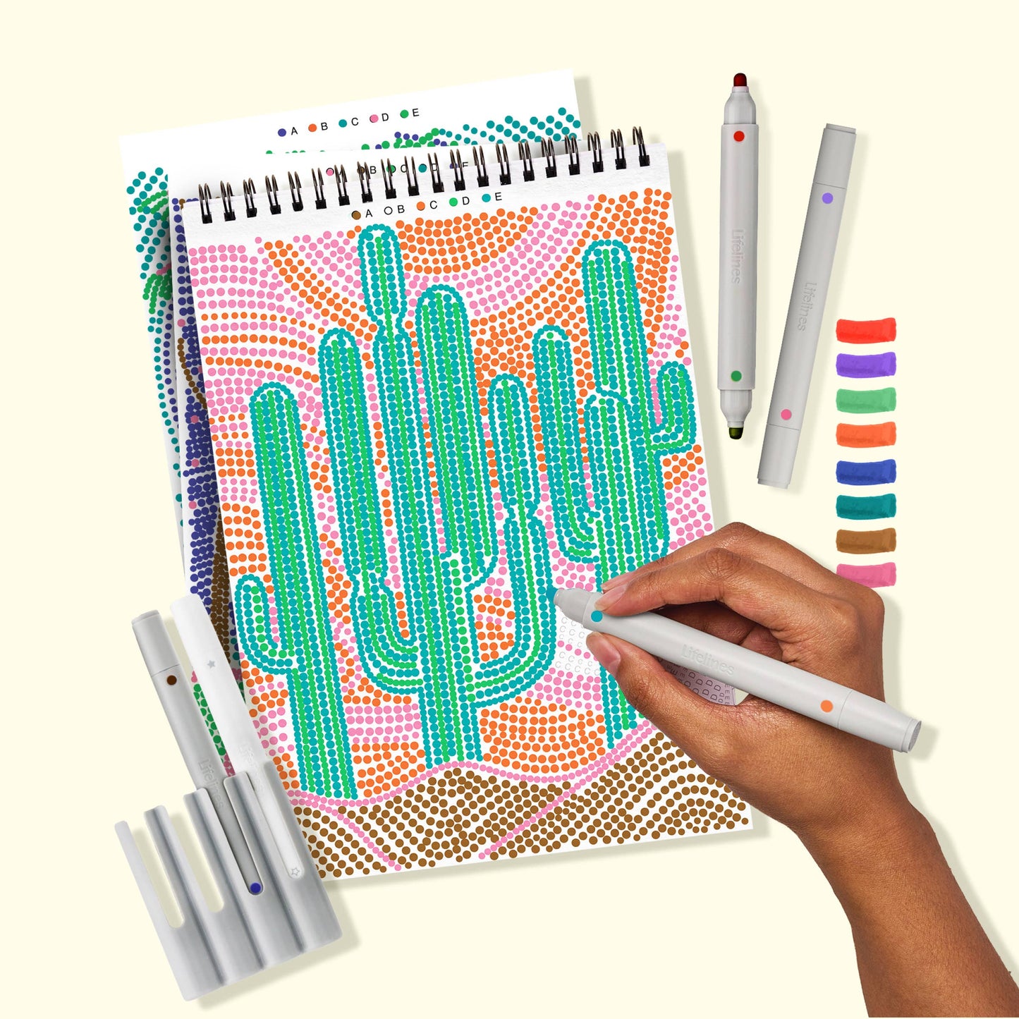 FlowArt -Dot By Letter - Landscapes