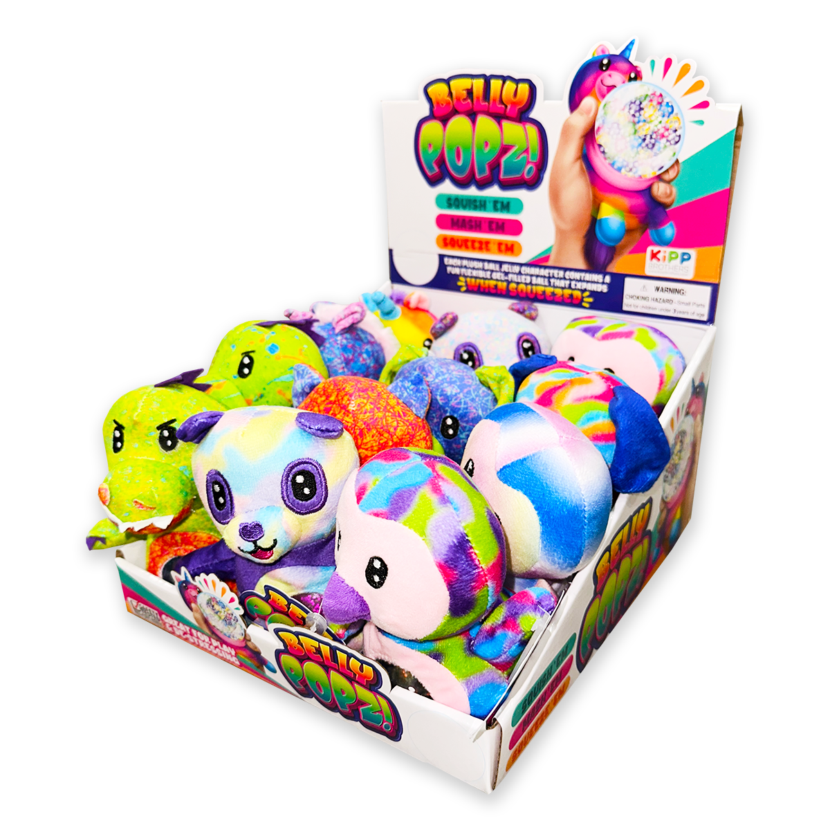 Belly Popz Squeeze Plush Stress Toy