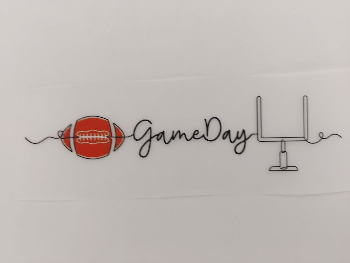 Script Game Day Football Logo