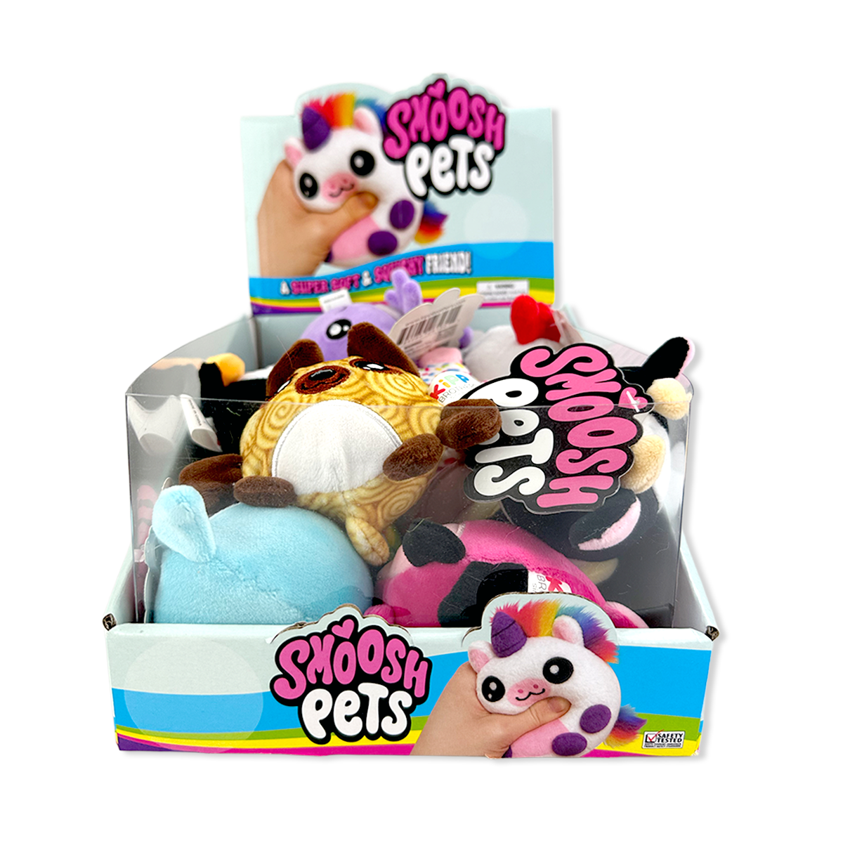 Smoosh Pets: Ultra-Soft Squishy Plush Animal Ball Assortment