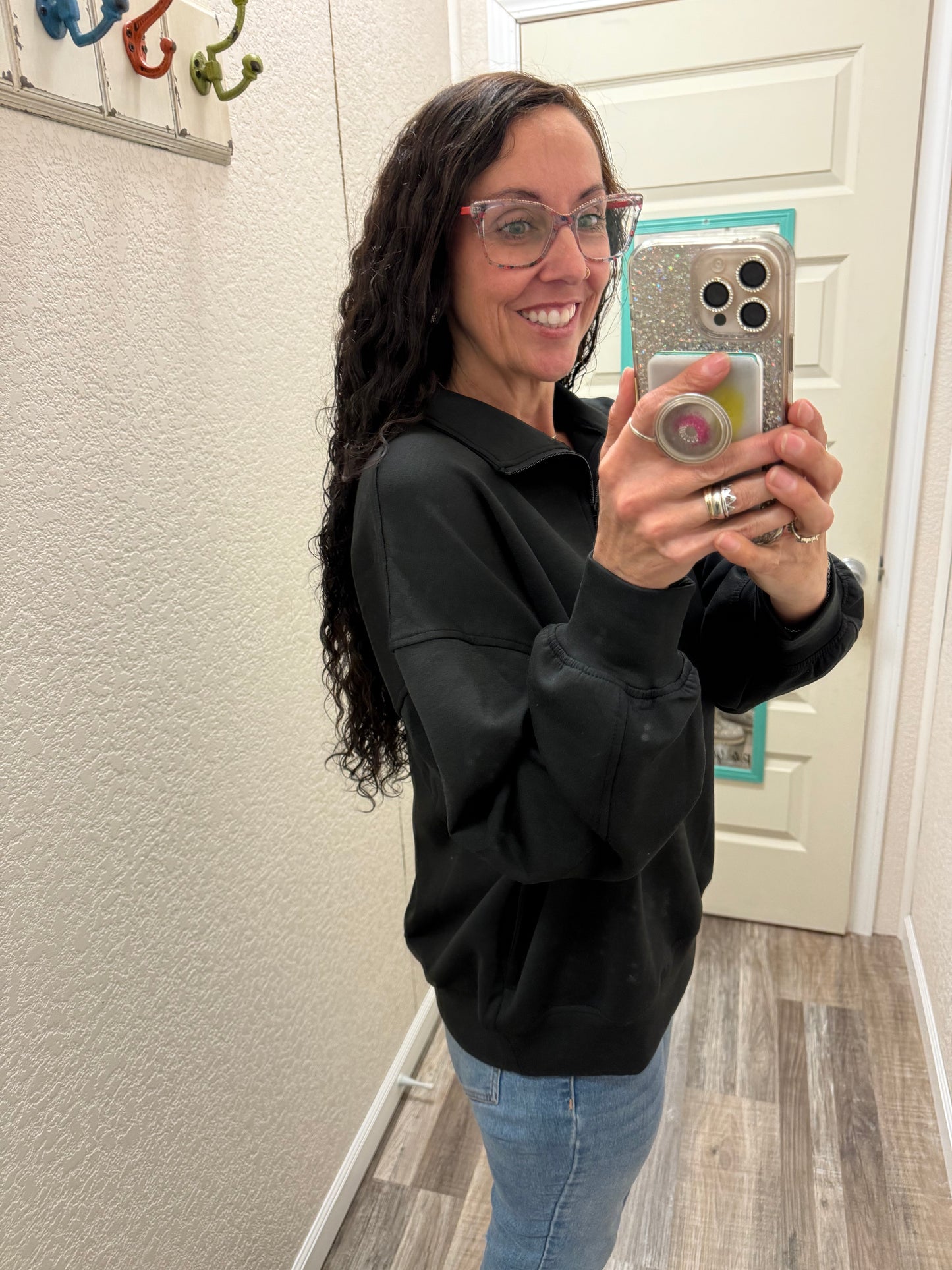 Sadie Scuba 1/2 Zip Pullover