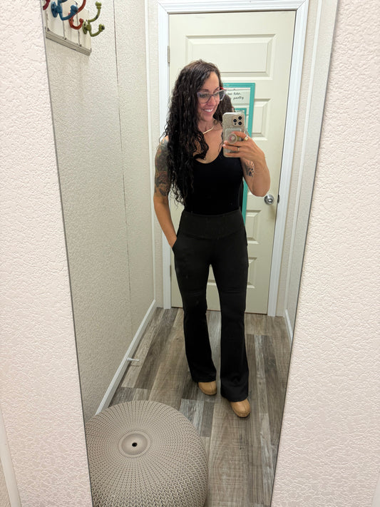 Mandi Everyday Tummy Control Full Length Pants with Pockets