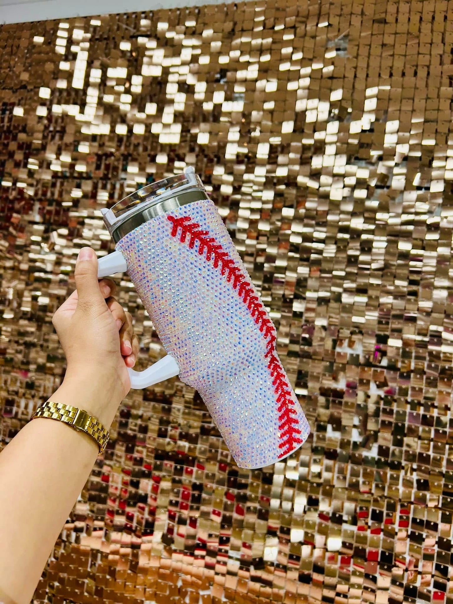 Baseball Bling Tumbler