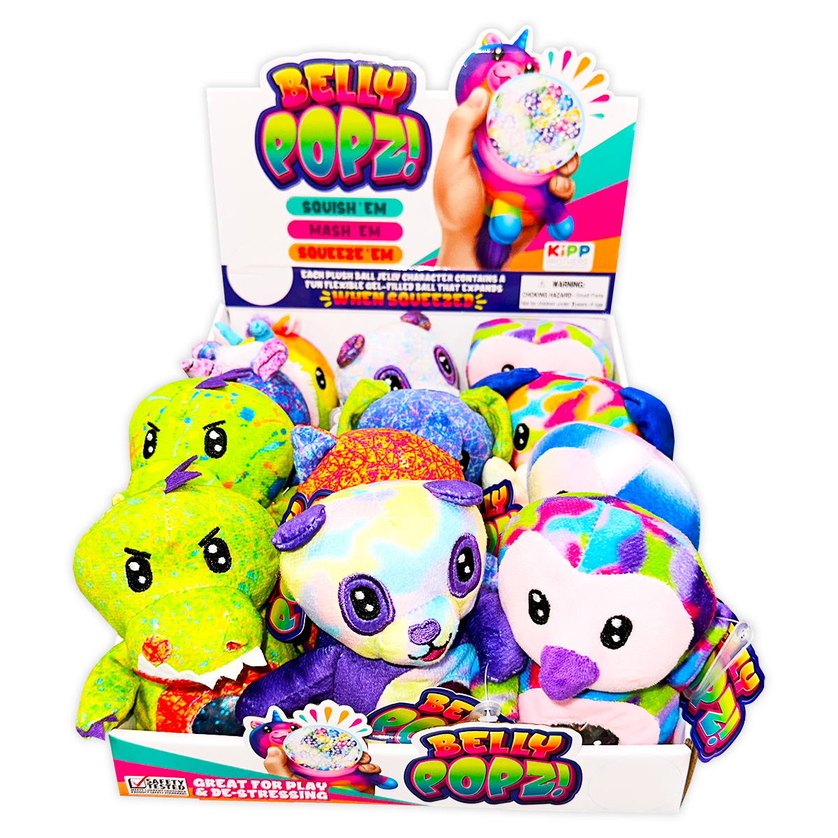 Belly Popz Squeeze Plush Stress Toy