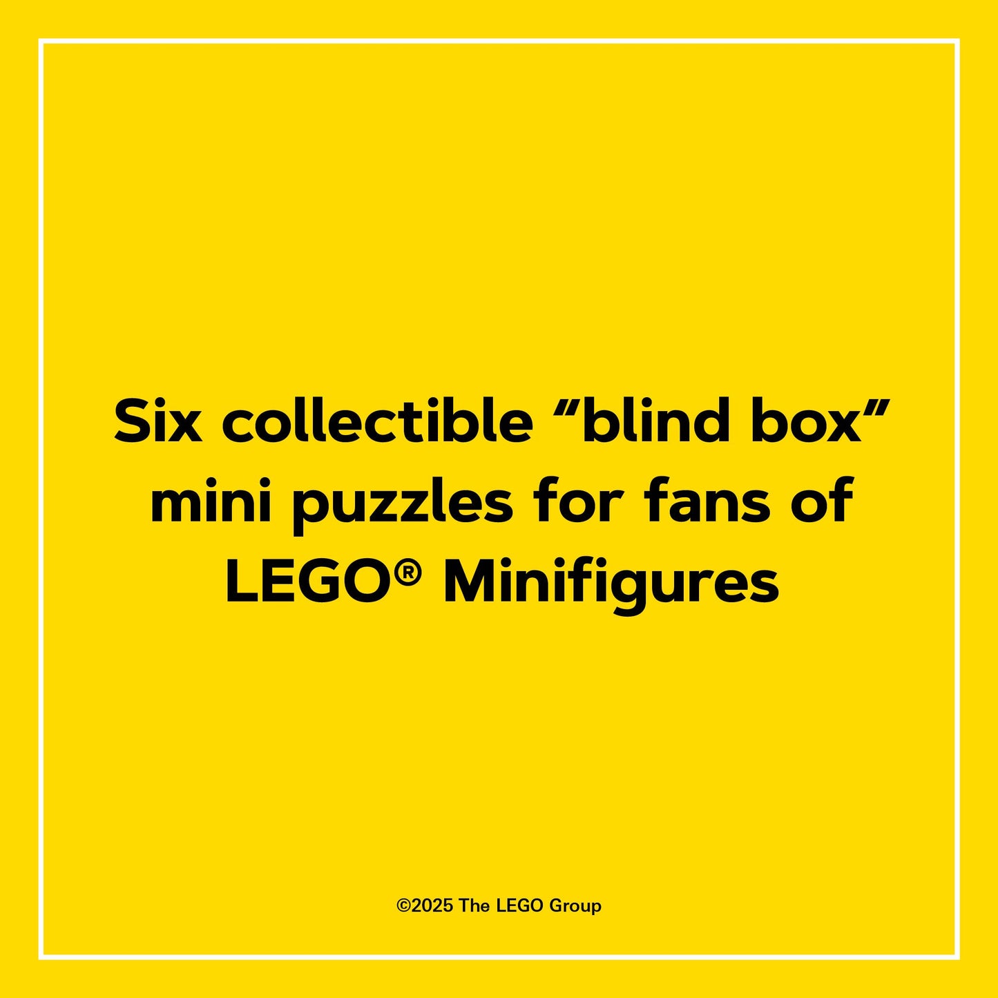 Christmas Edition LEGO Mystery Minifigure Mini Puzzle