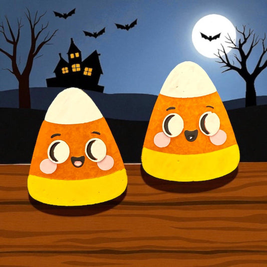 Candy Corn Vent Clip Set: Midnight Steel / Horizontal