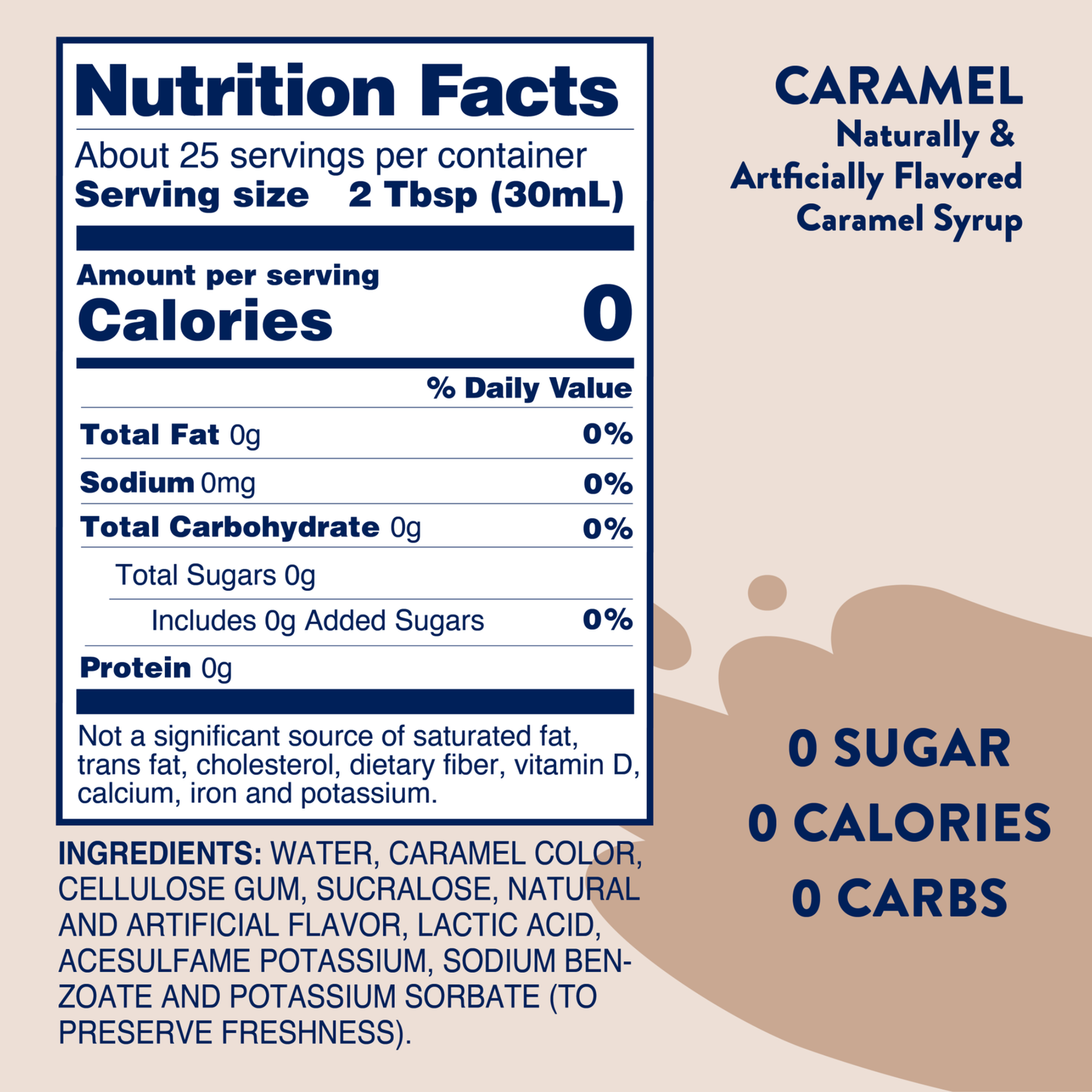Jordan's Skinny Mixes Sugar Free Syrup
