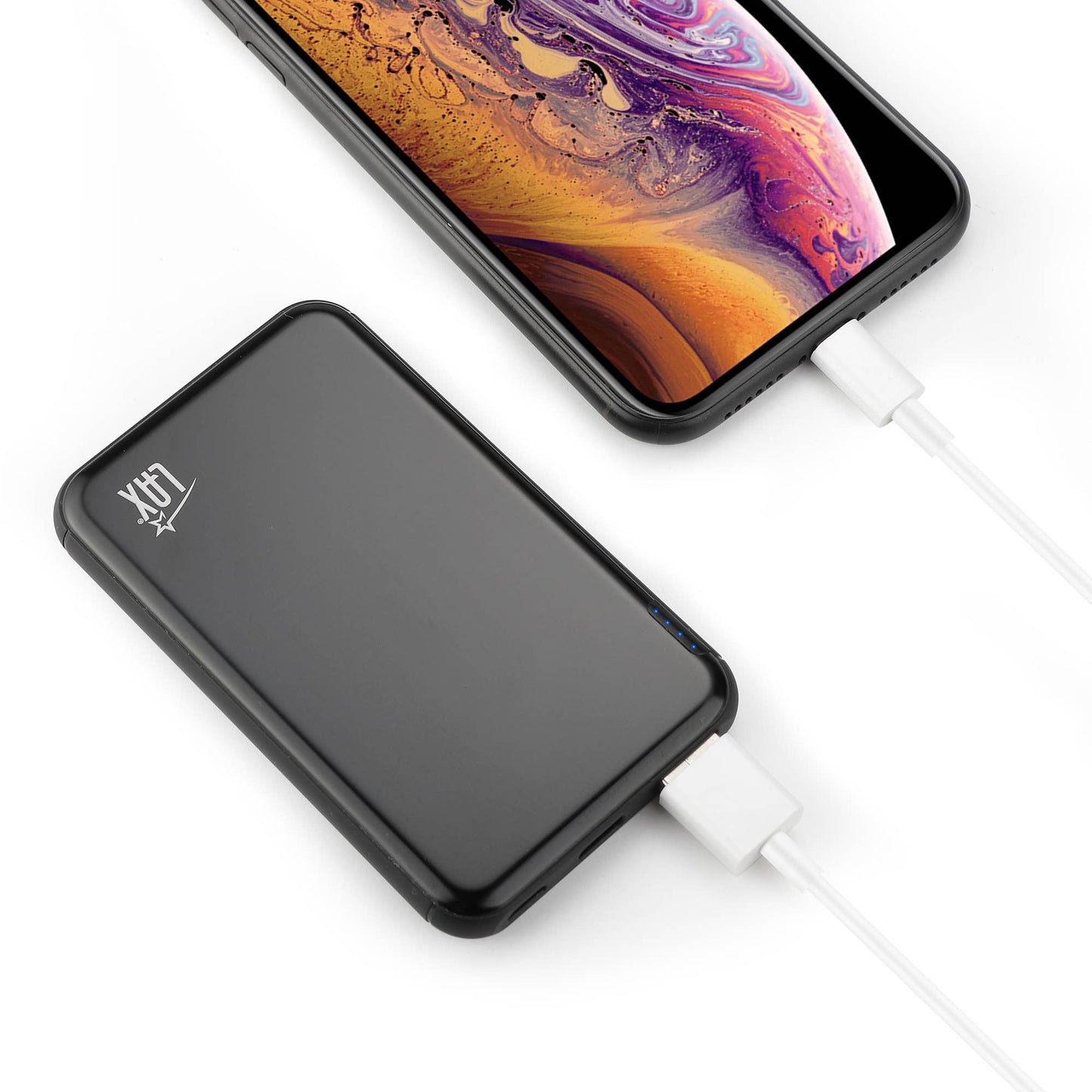 Portable Power Bank High Speed 7200 mAh Retail Pack: Black