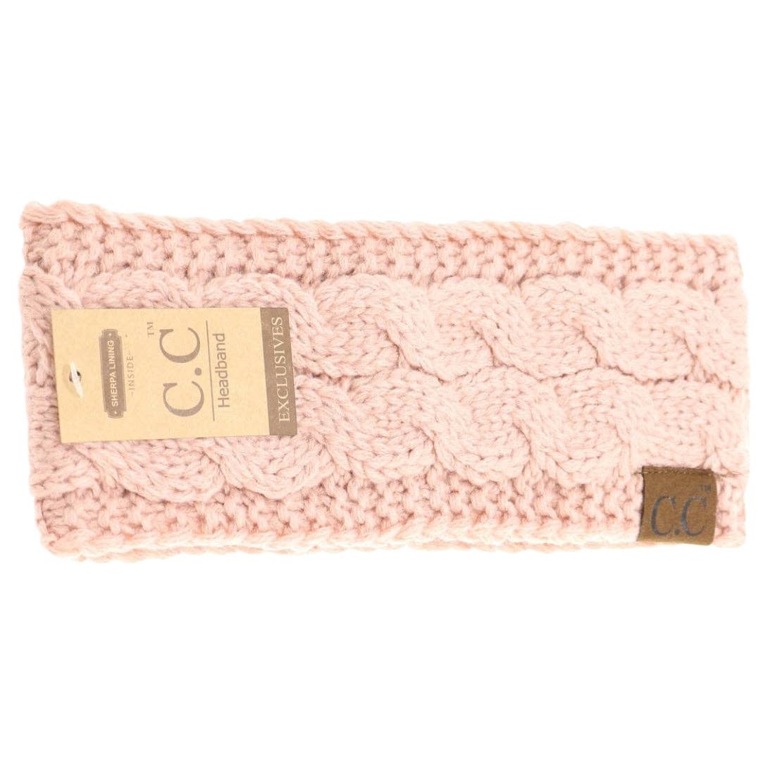 Solid Cable Knit CC Women's Fashion Headband