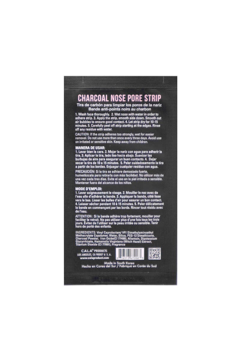 Charcoal 6pc Nose Pore Strips