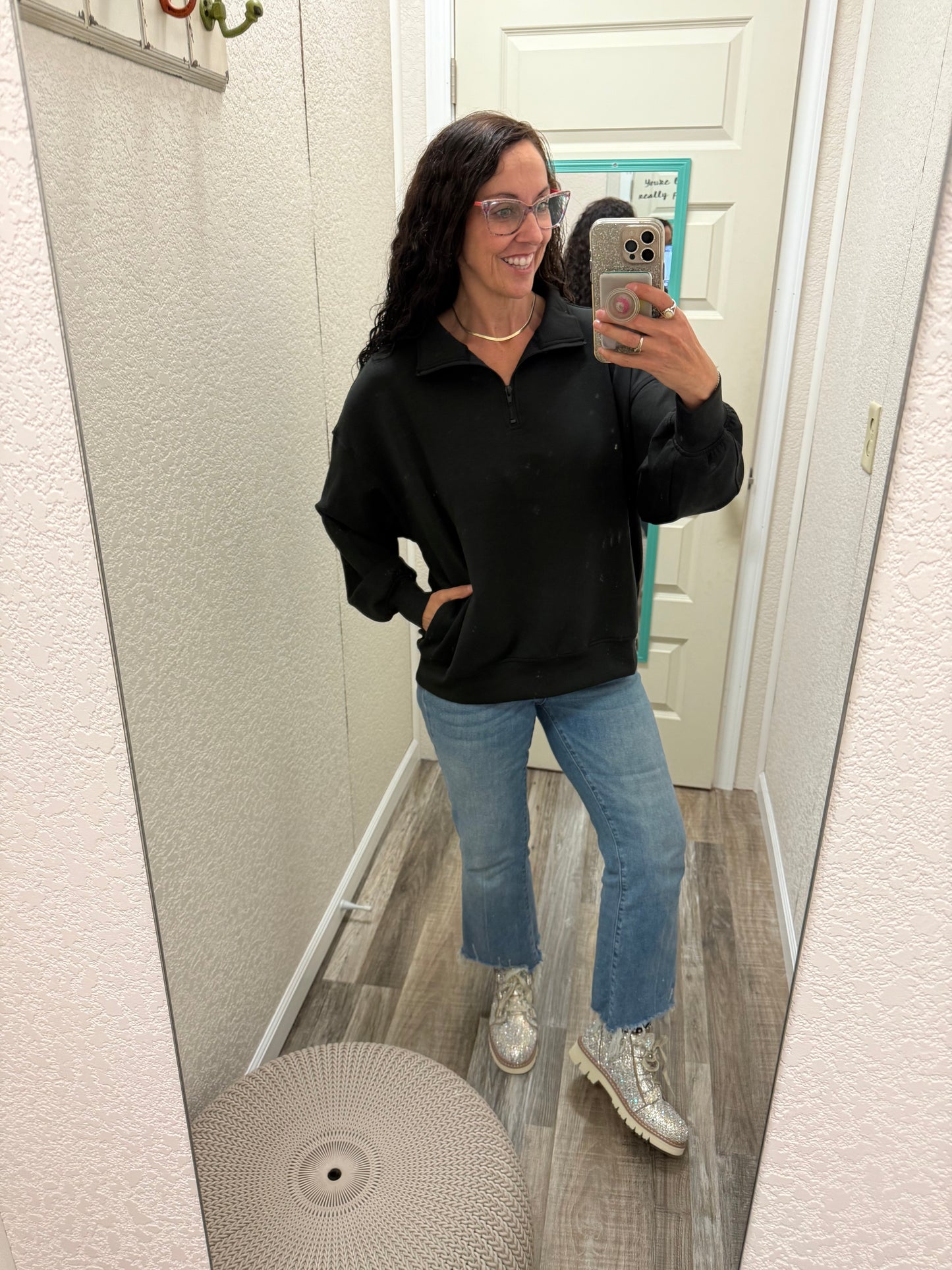 Sadie Scuba 1/2 Zip Pullover