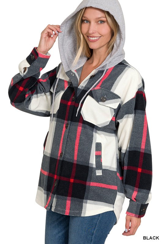 Shirley Fleece Plaid Shacket