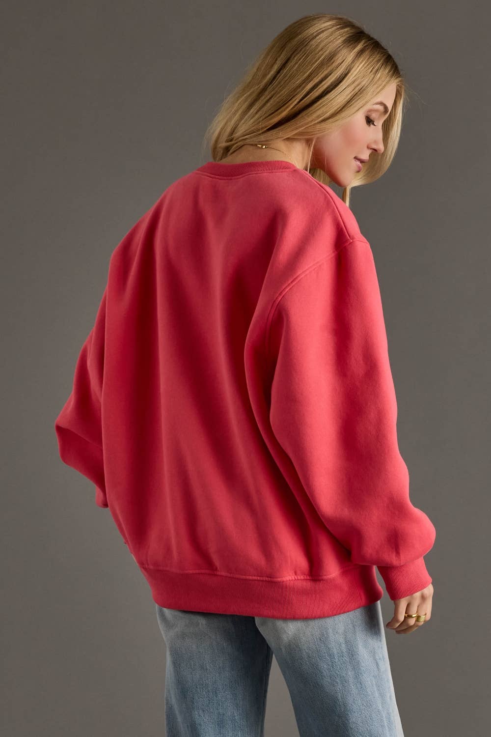 Coral Day Drinking Weather Sweatshirt