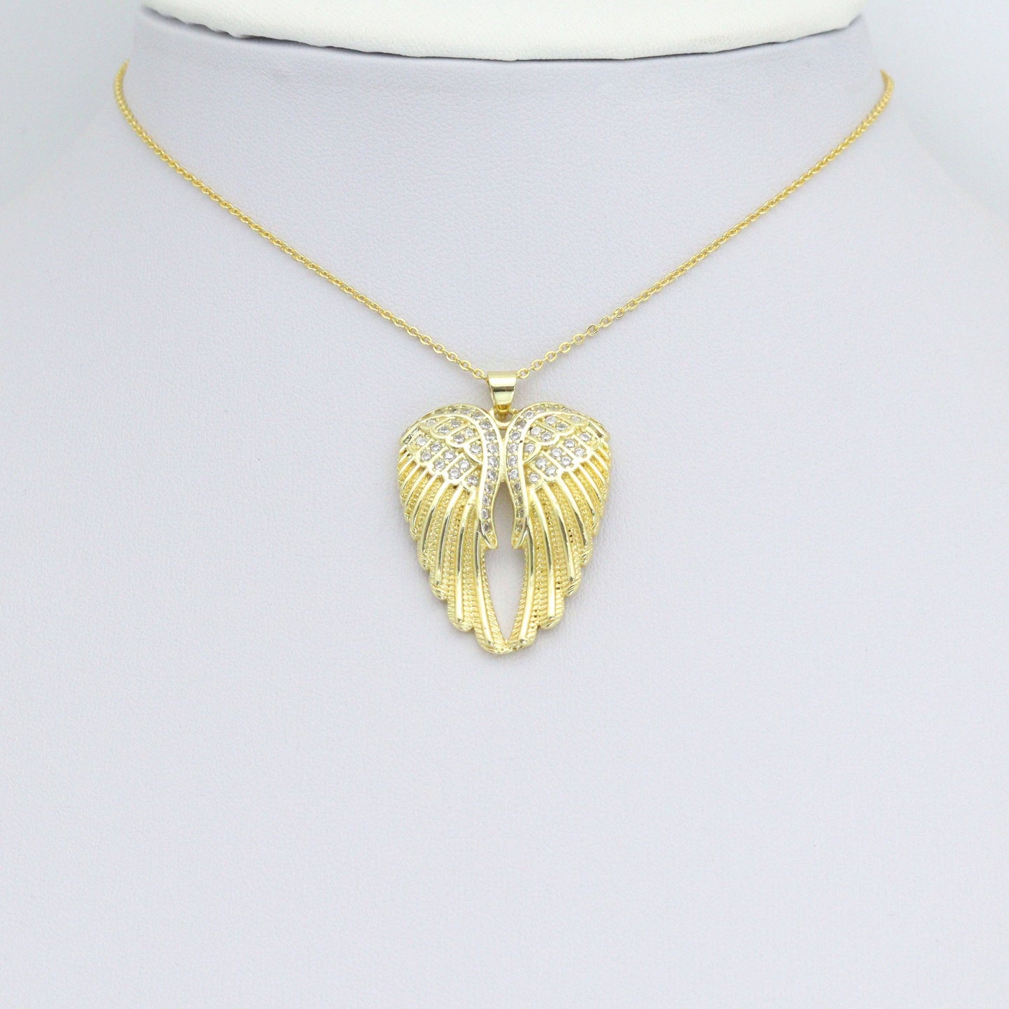 Gold Angel Wings Charm
