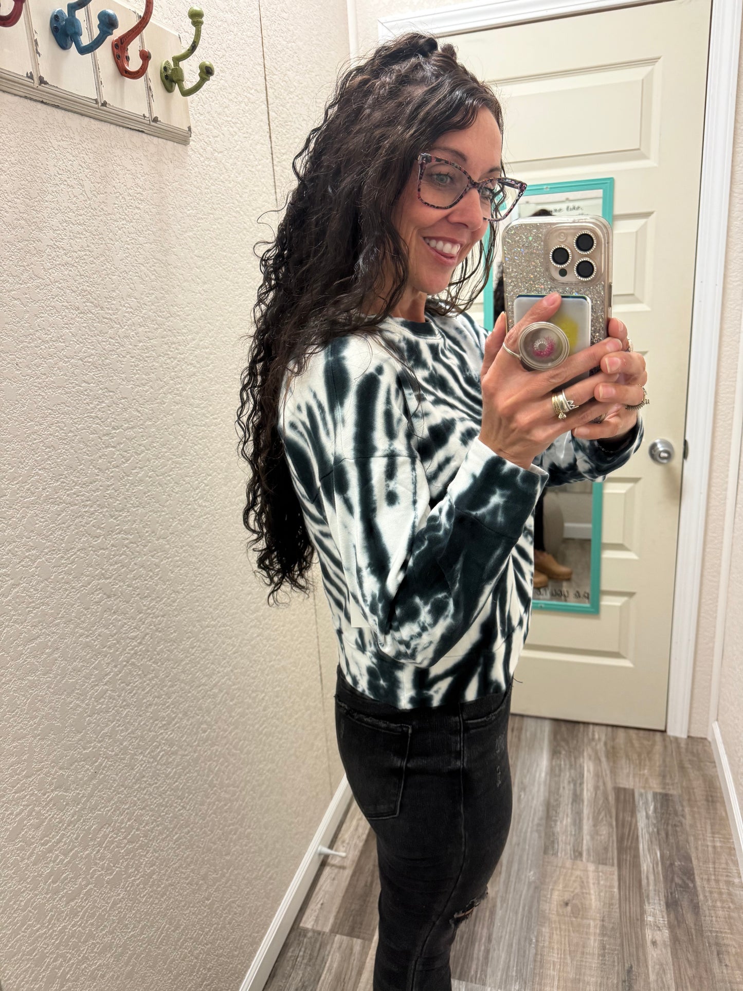 Sunset Spiral Tie Dye Sweatshirt