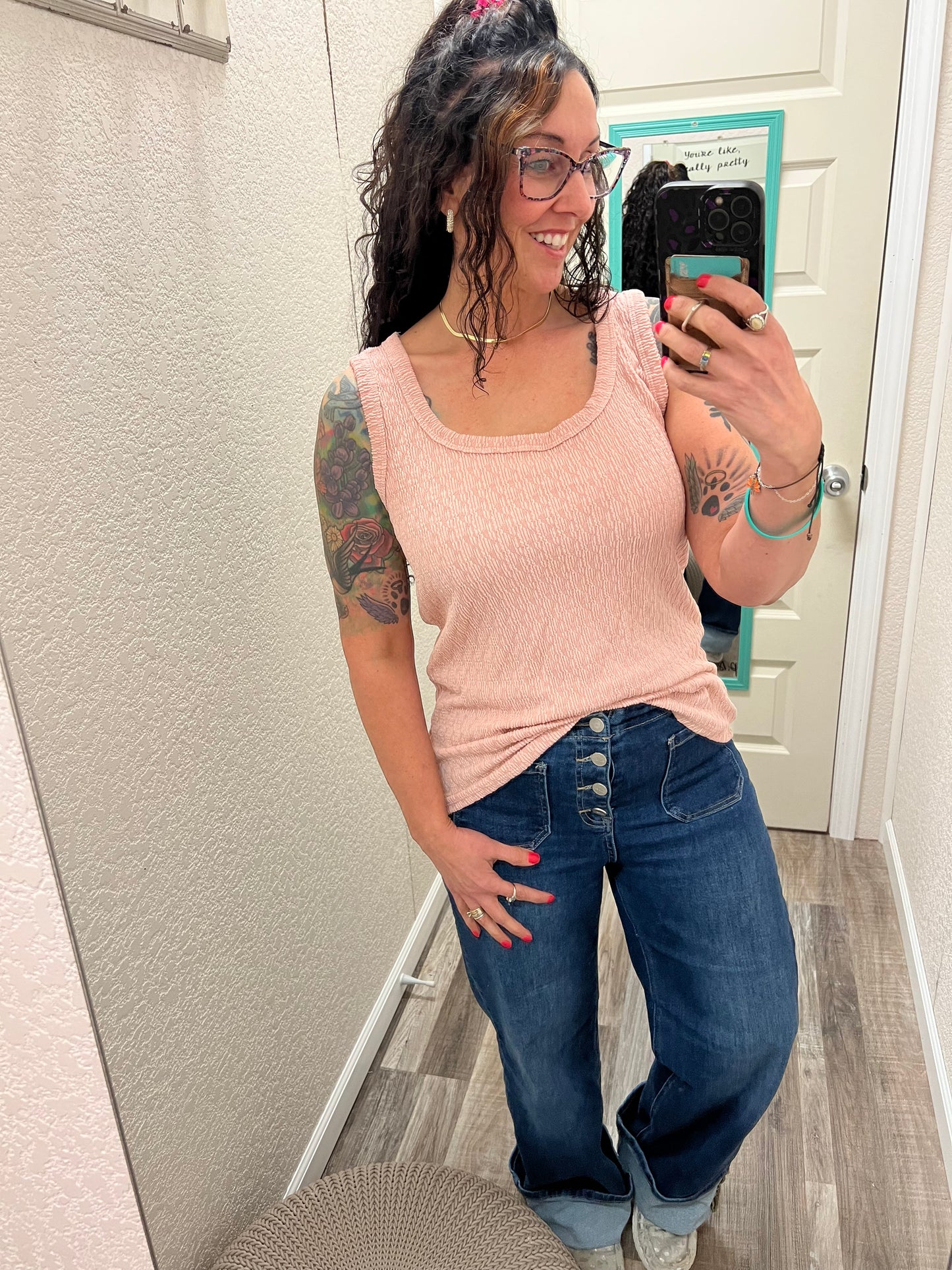 Jess Jaquard Tank