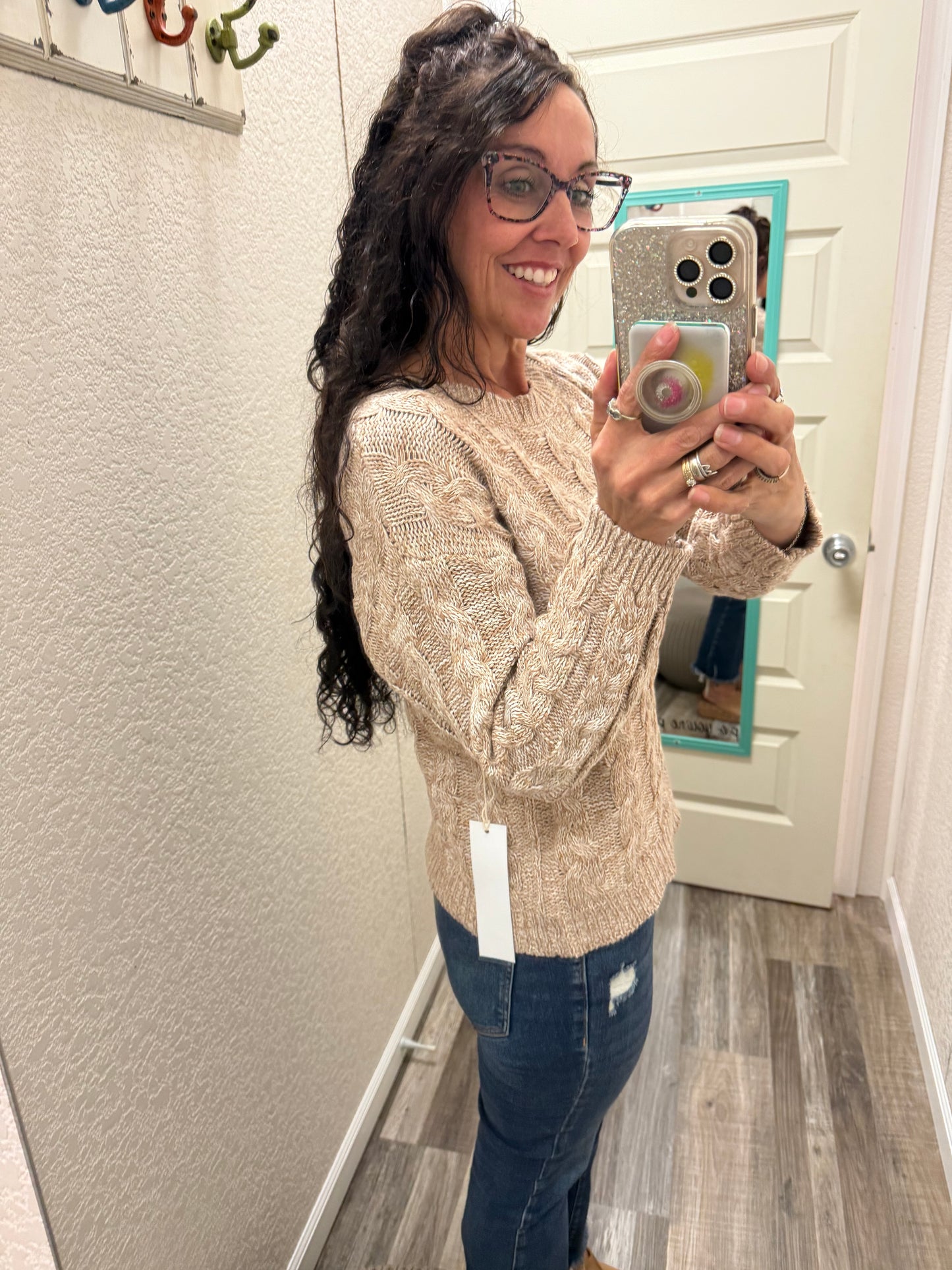 Caitlin Cable Knit Sweater
