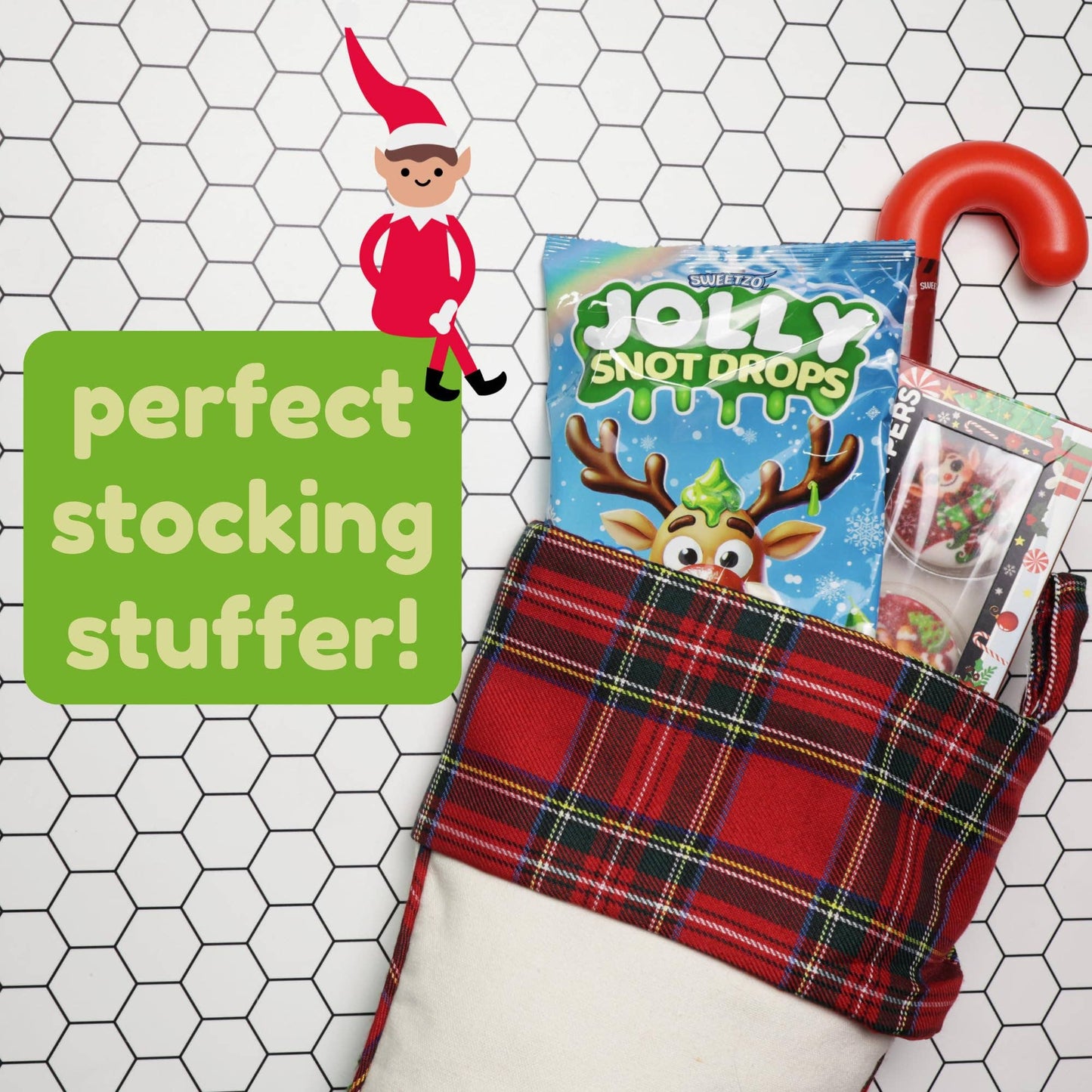 Christmas Jolly Snot Drops, Watermelon Gummies - Stocking Stuffer