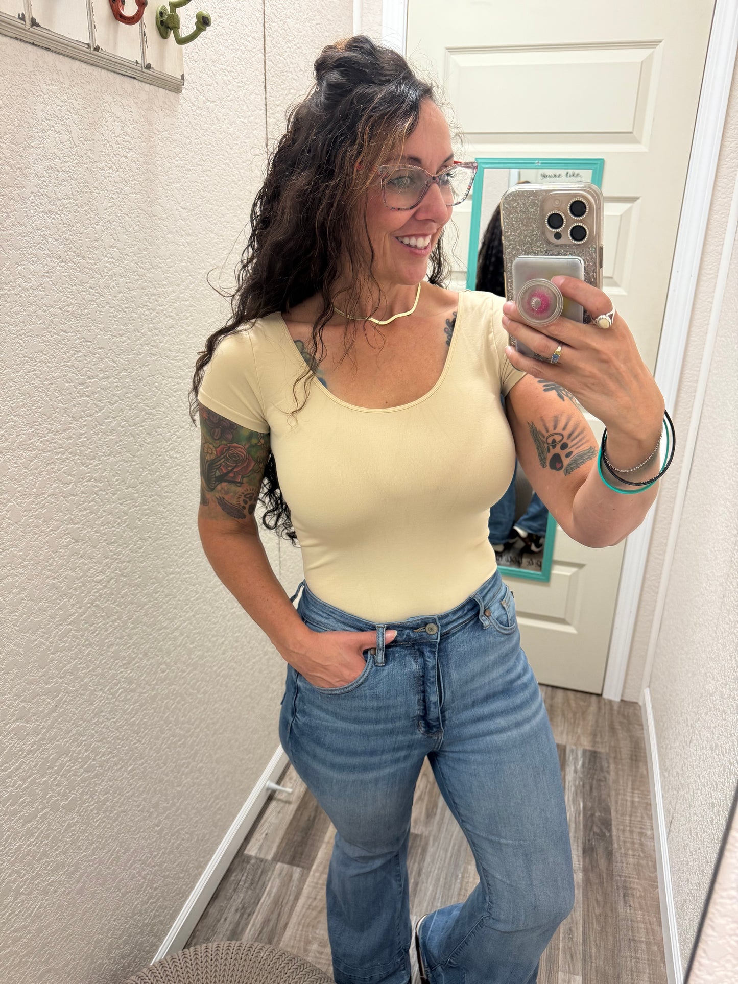 Trust Me Short Sleeve Top - One Size