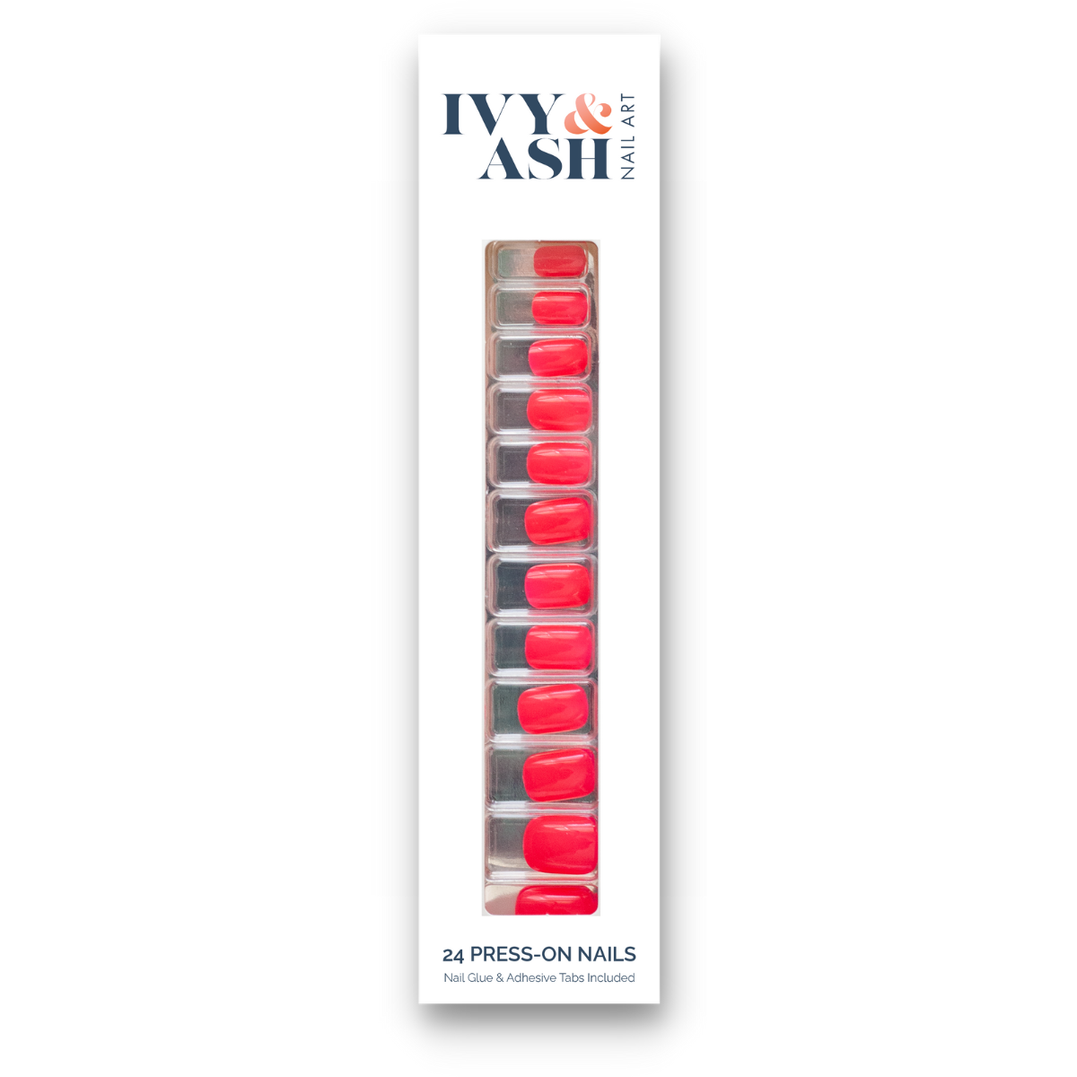 Flamingo Fling | Vibrant Pink Short Fake Nail Press-On Set