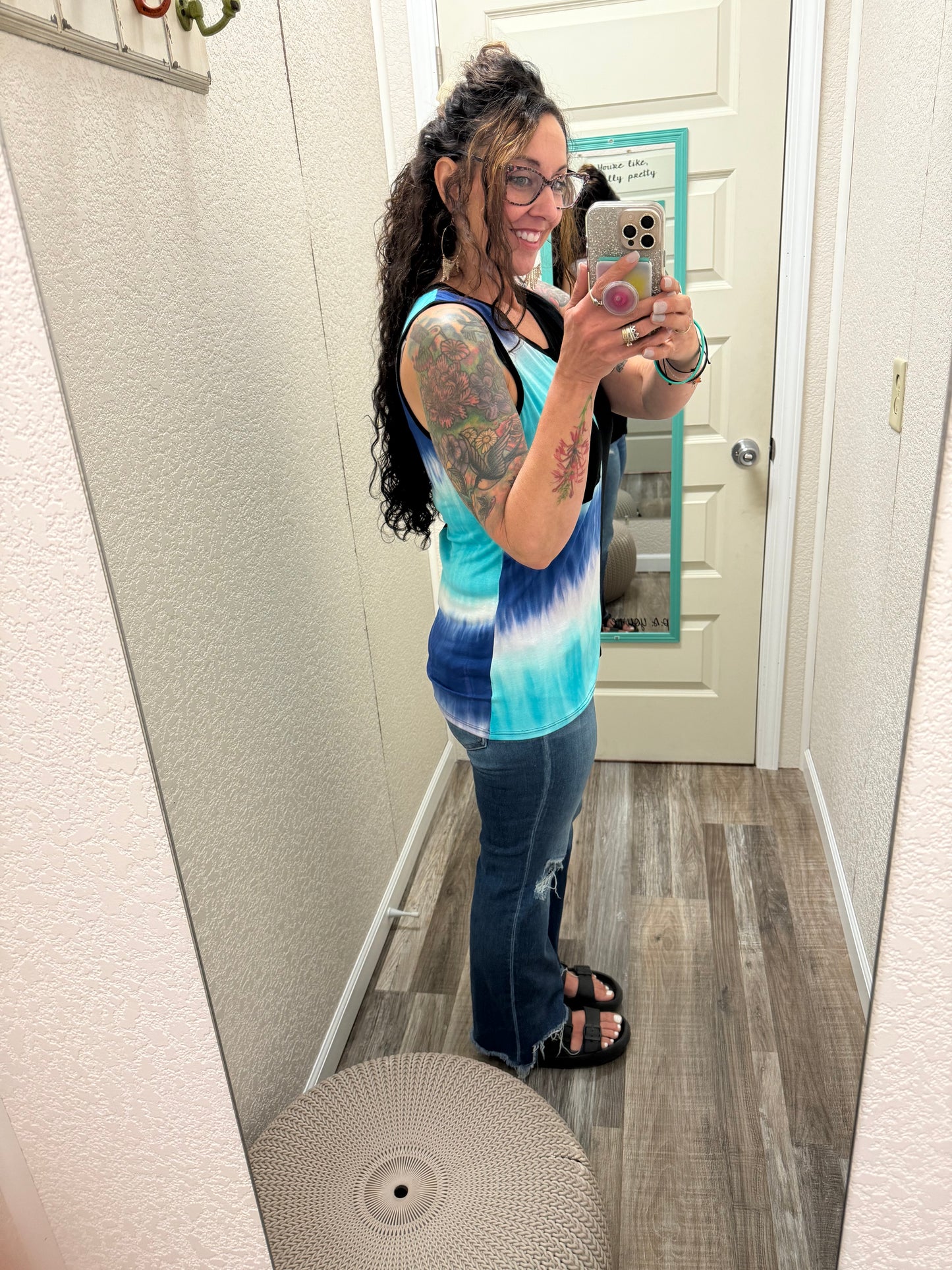 Ocean Breeze Color Block Tank Top
