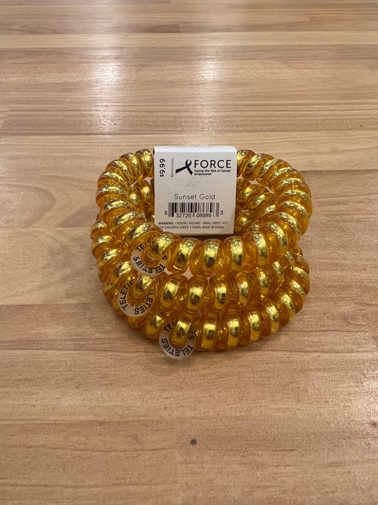 Sunset Gold Teleties Large 3 pack