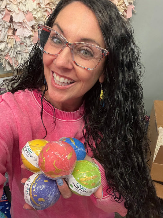 Christmas Cash Bath Bomb