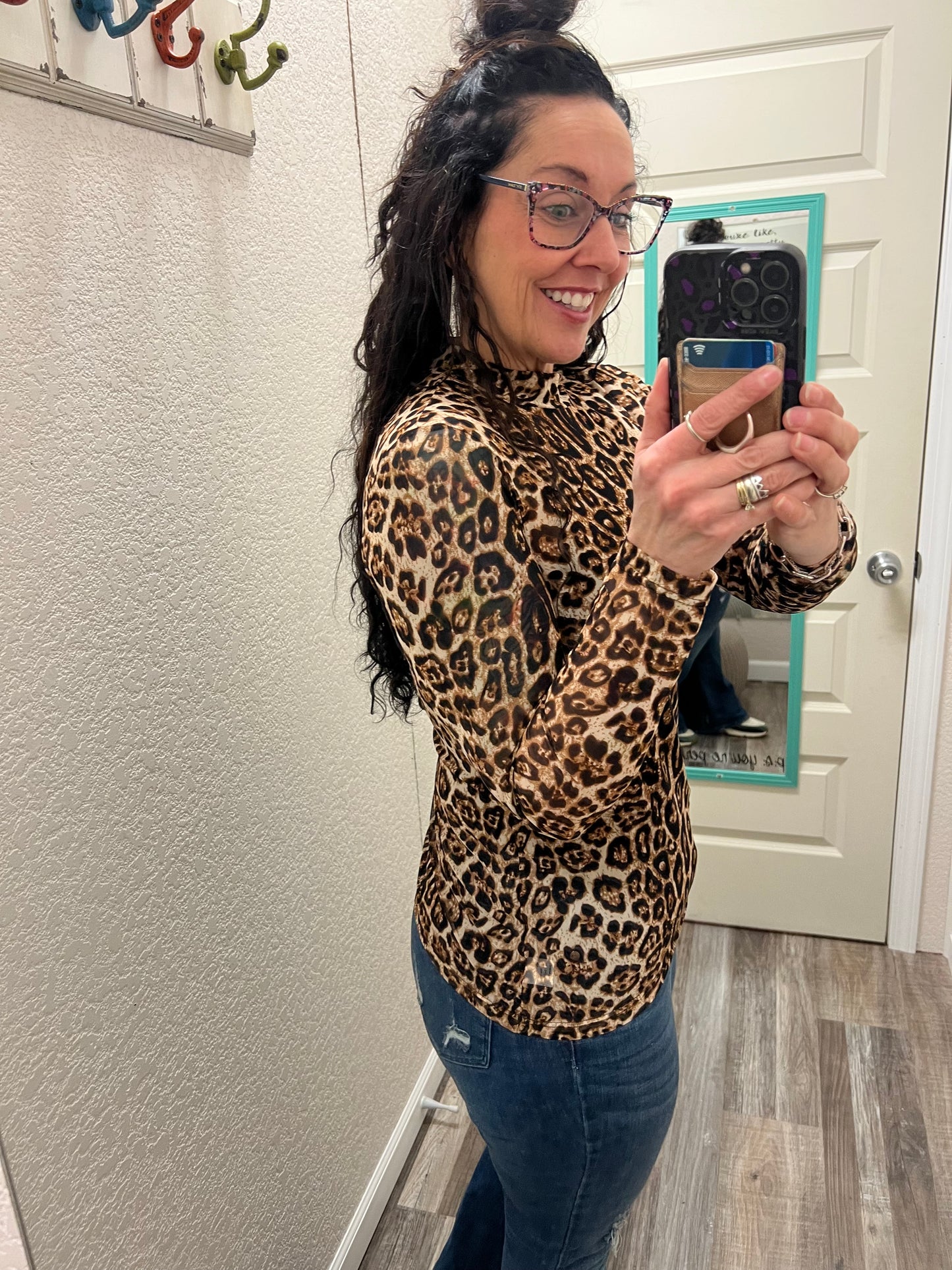 Hear Me Roar Mesh Top