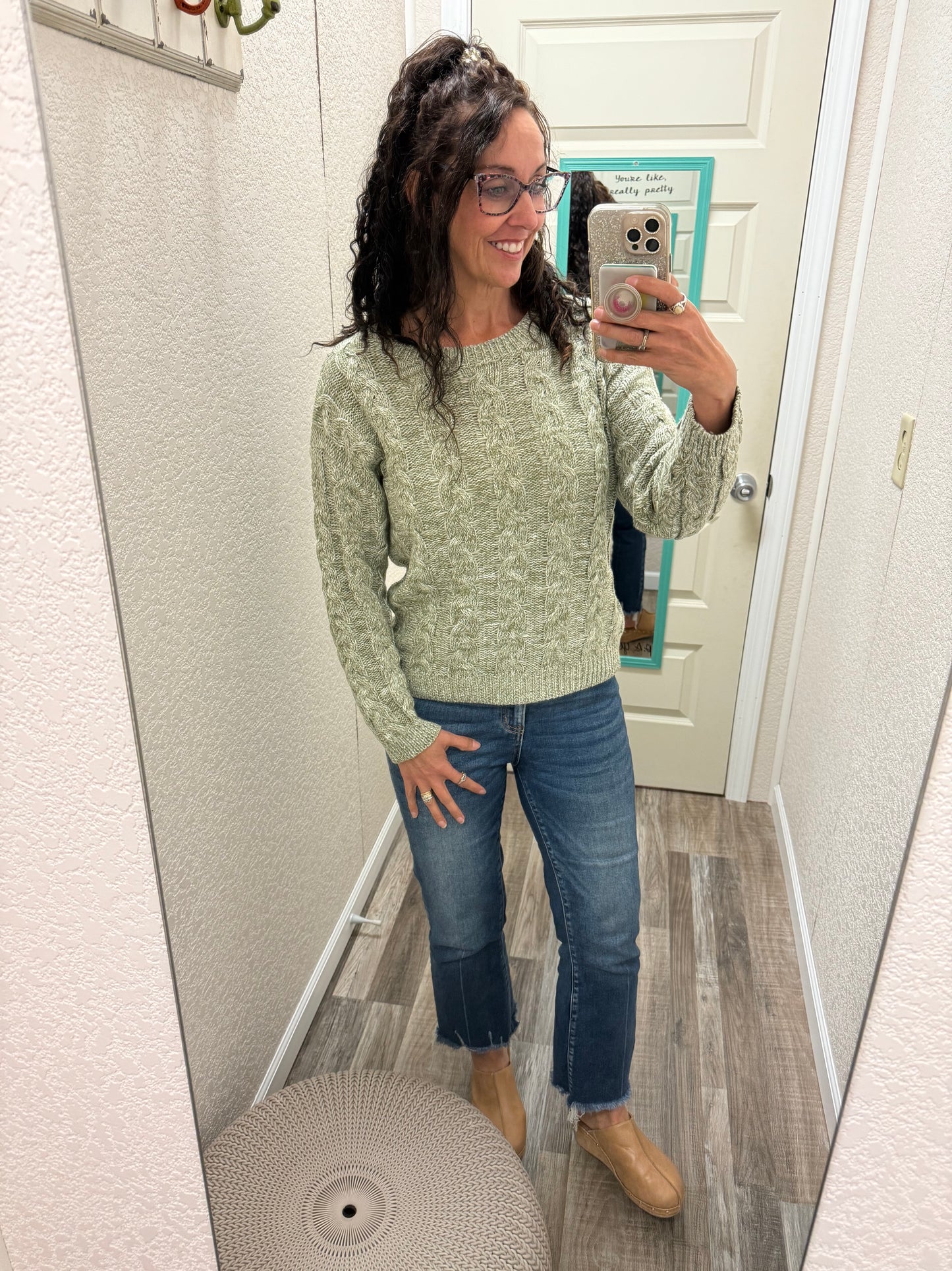 Caitlin Cable Knit Sweater