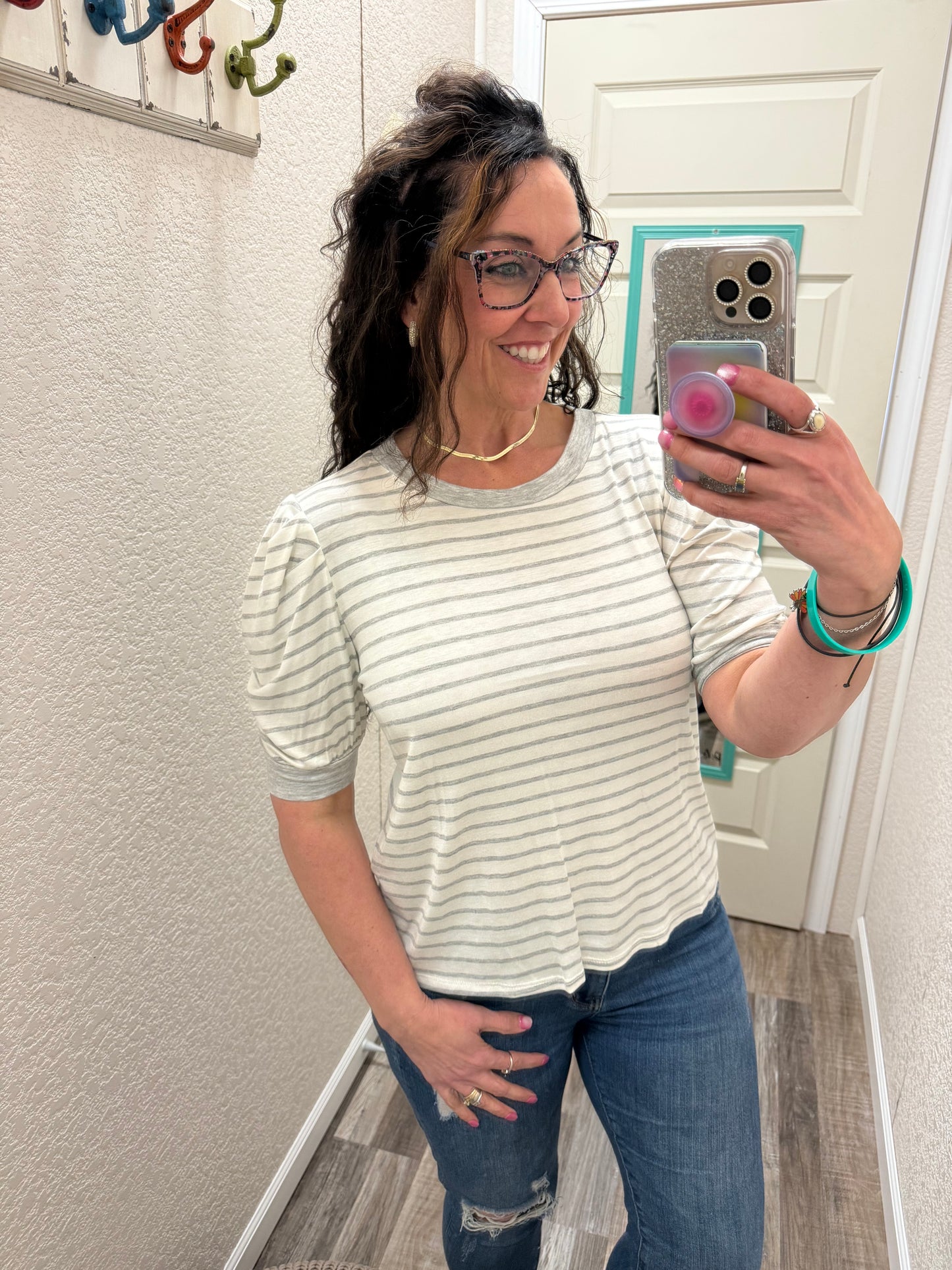 Skyler Striped Top