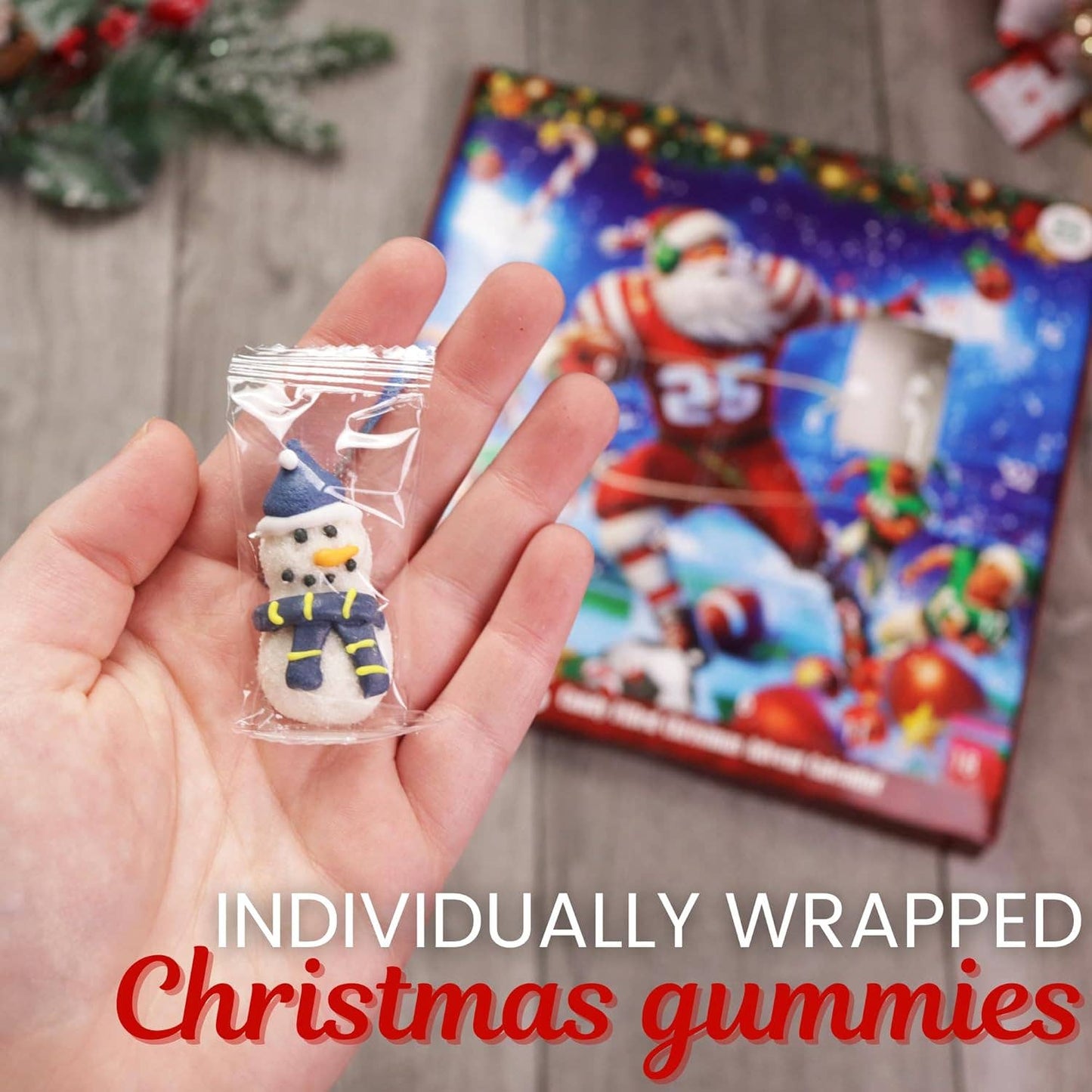 Christmas Sports Advent Calendar with Gummy Candy