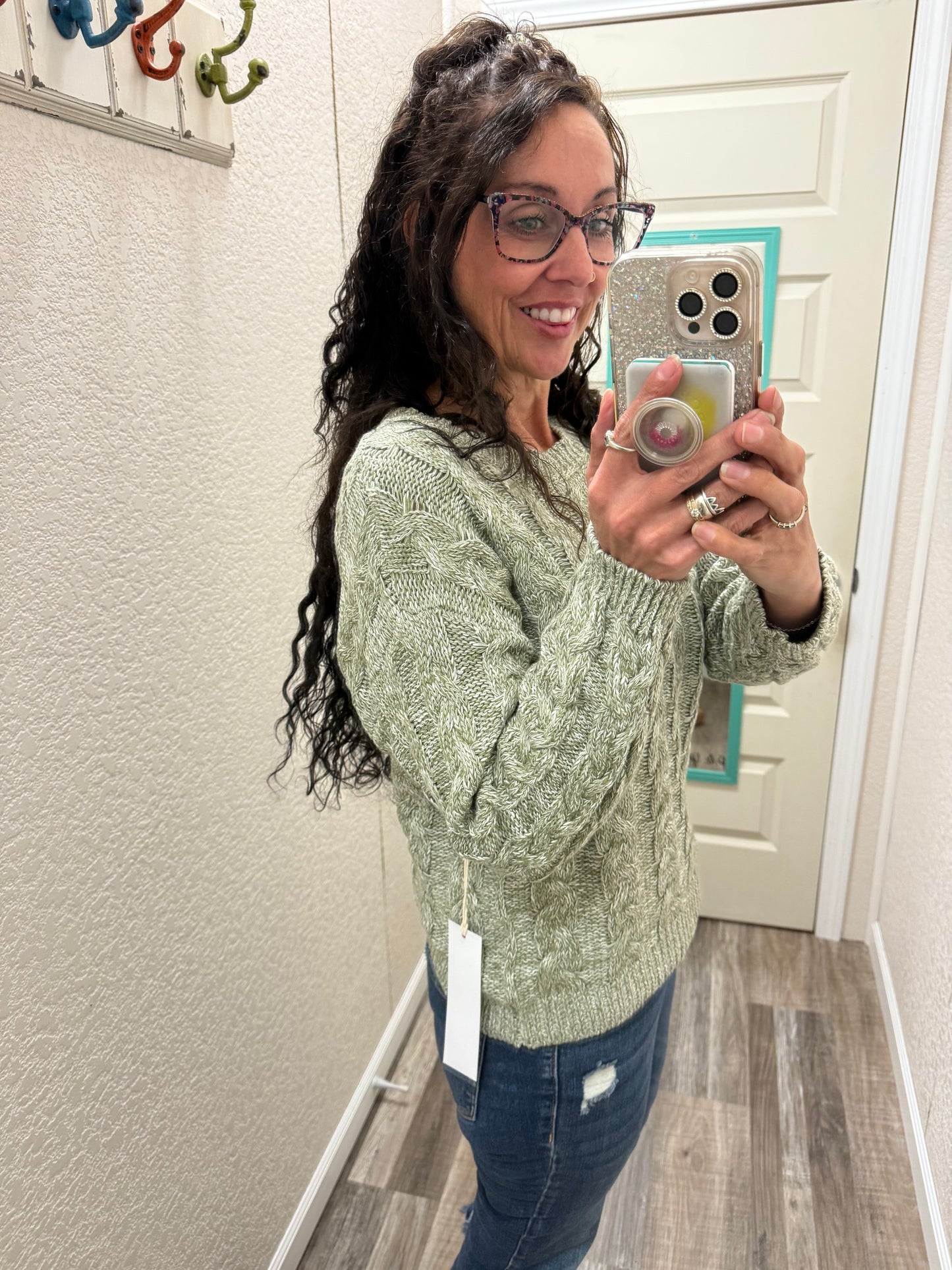 Caitlin Cable Knit Sweater