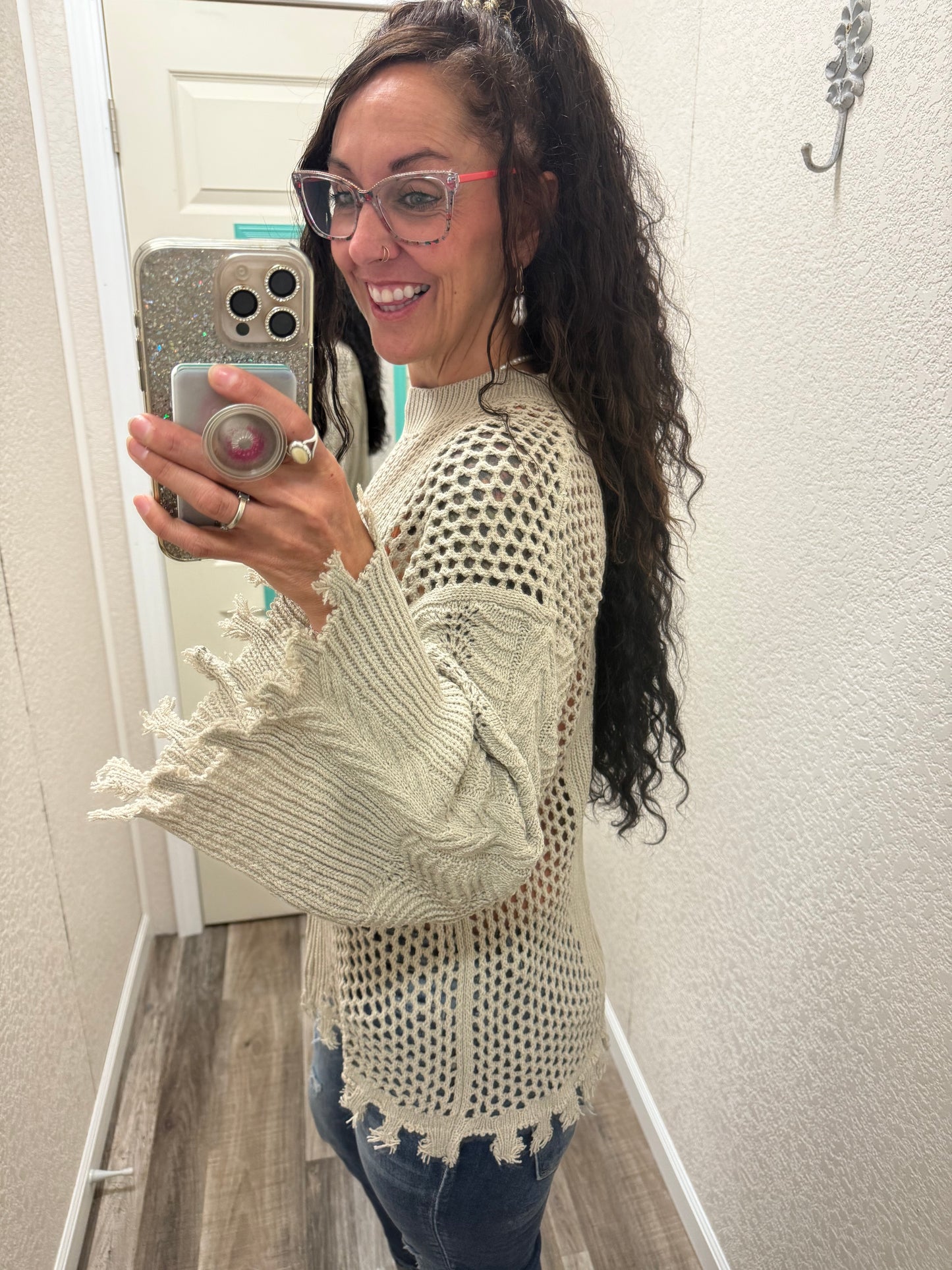 Myra Multi Textured Sweater