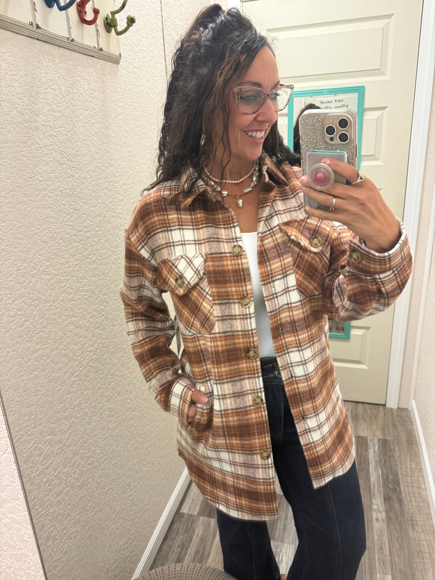 Loretta Flannel Shacket