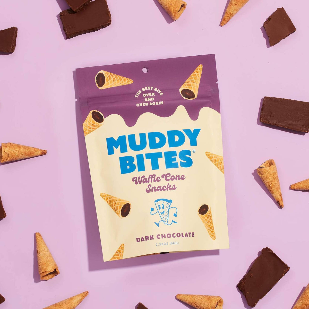 Dark Waffle Cones Snacks