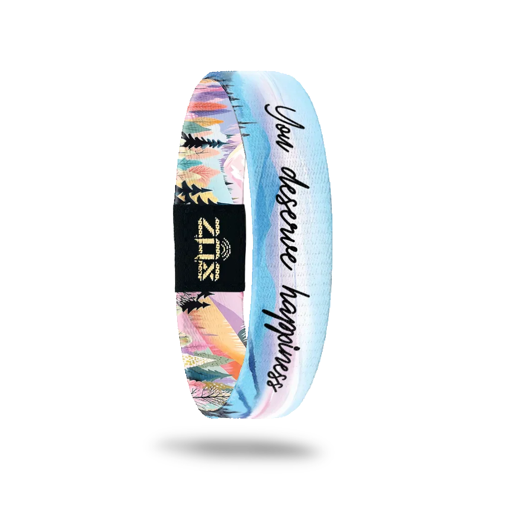 You Deserve Happiness Interactive Affirmation Bracelet