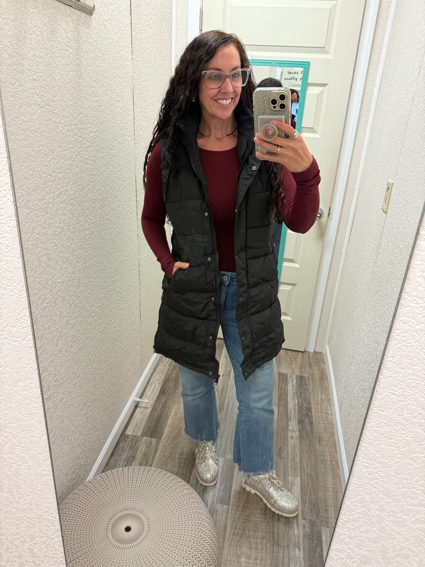 Vivi Long Puffer Vest