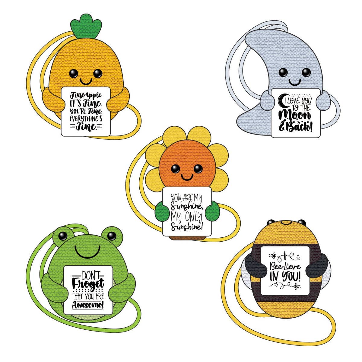 Emotional Support Crochet Air Freshener