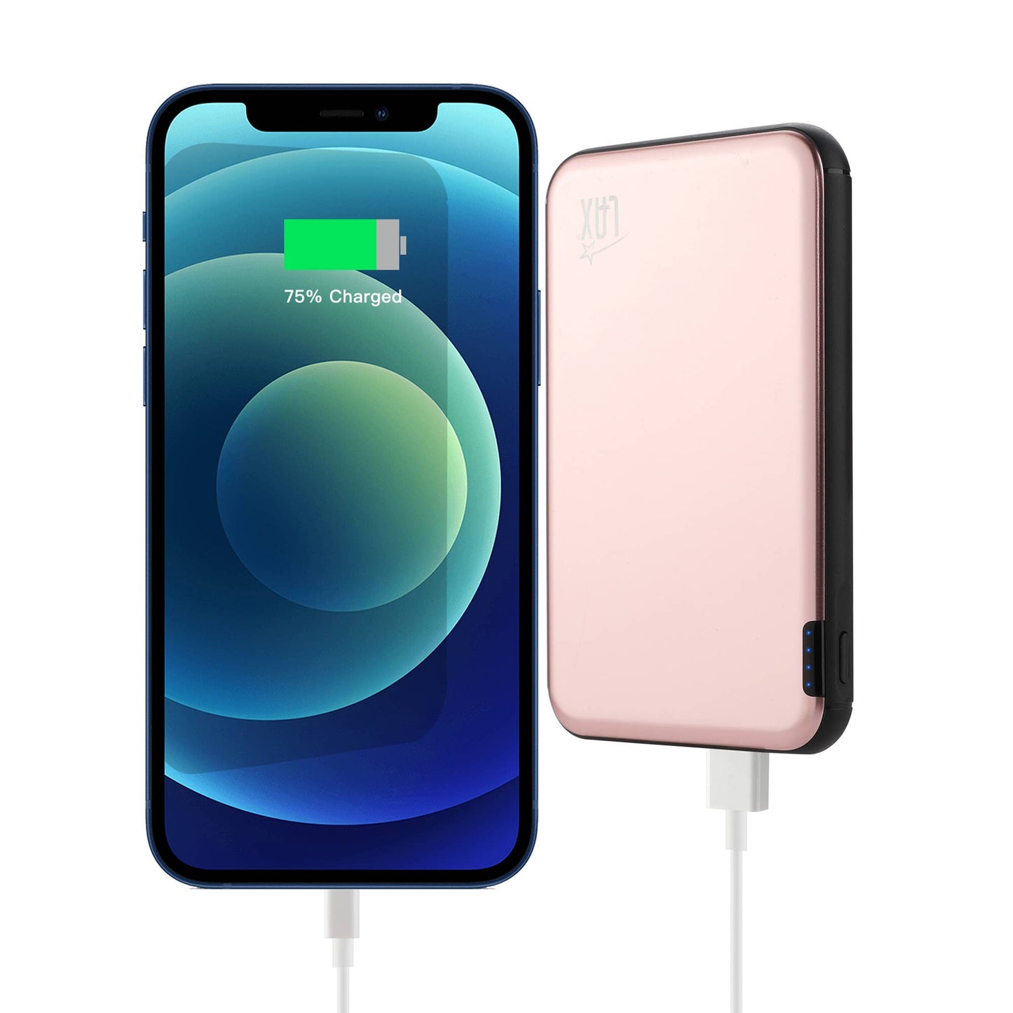 Portable Power Bank High Speed 7200 mAh Retail Pack: Black