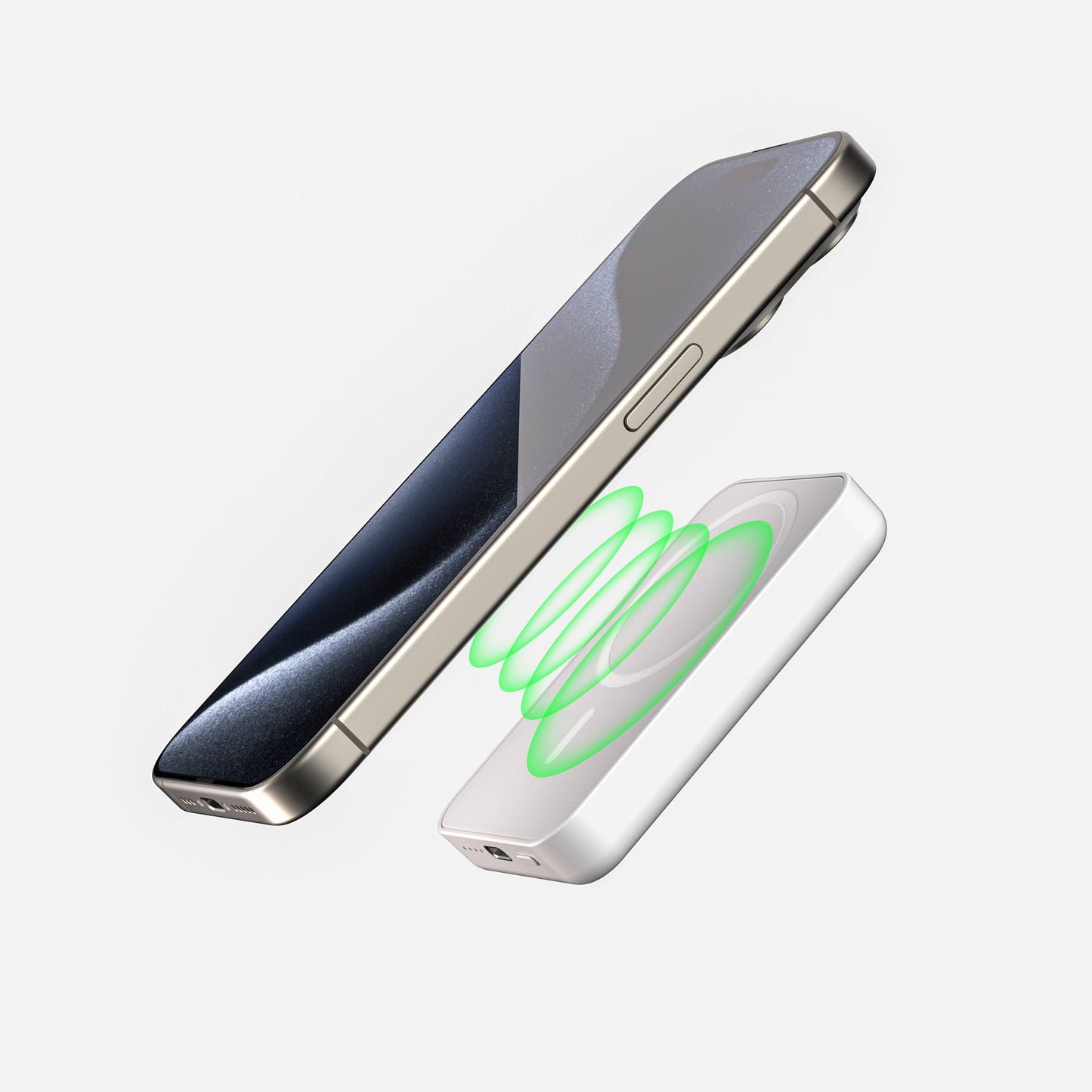 Lavender MagSafe 7200mAh Wireless Power Bank – Fast & Portable