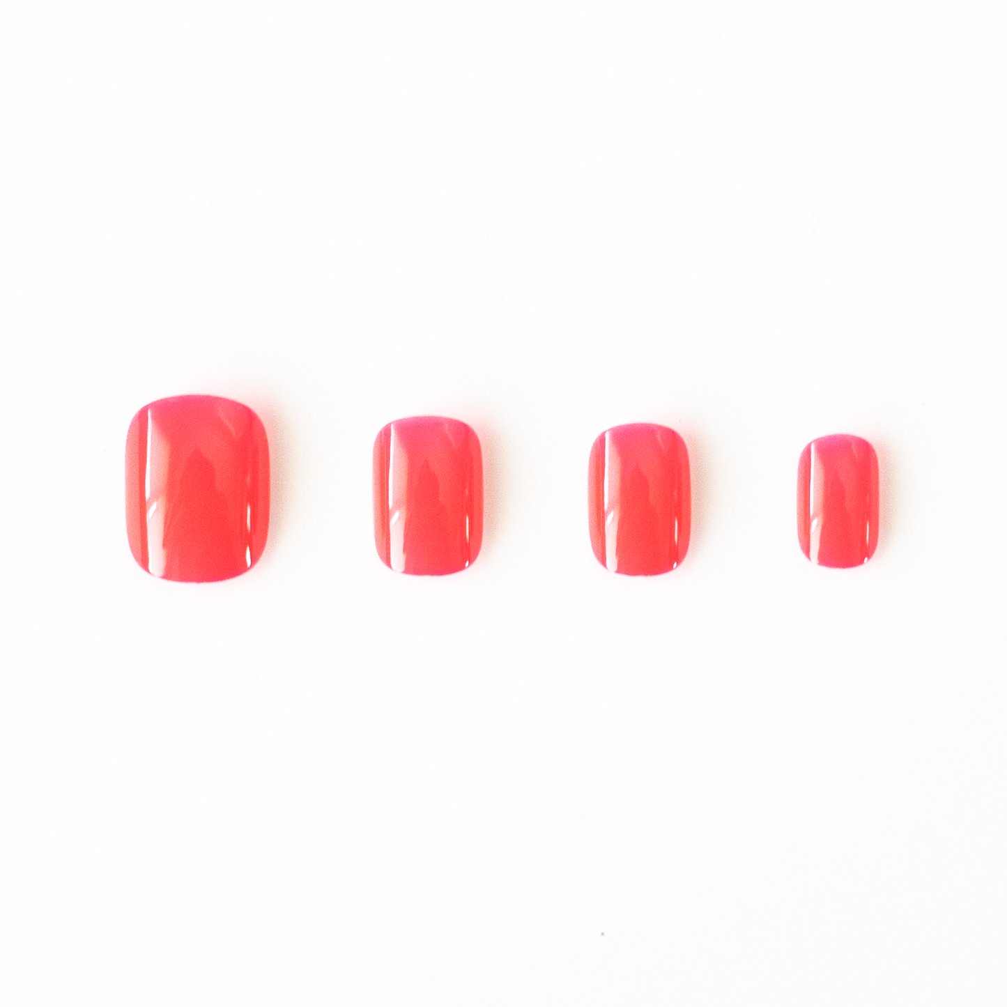 Flamingo Fling | Vibrant Pink Short Fake Nail Press-On Set