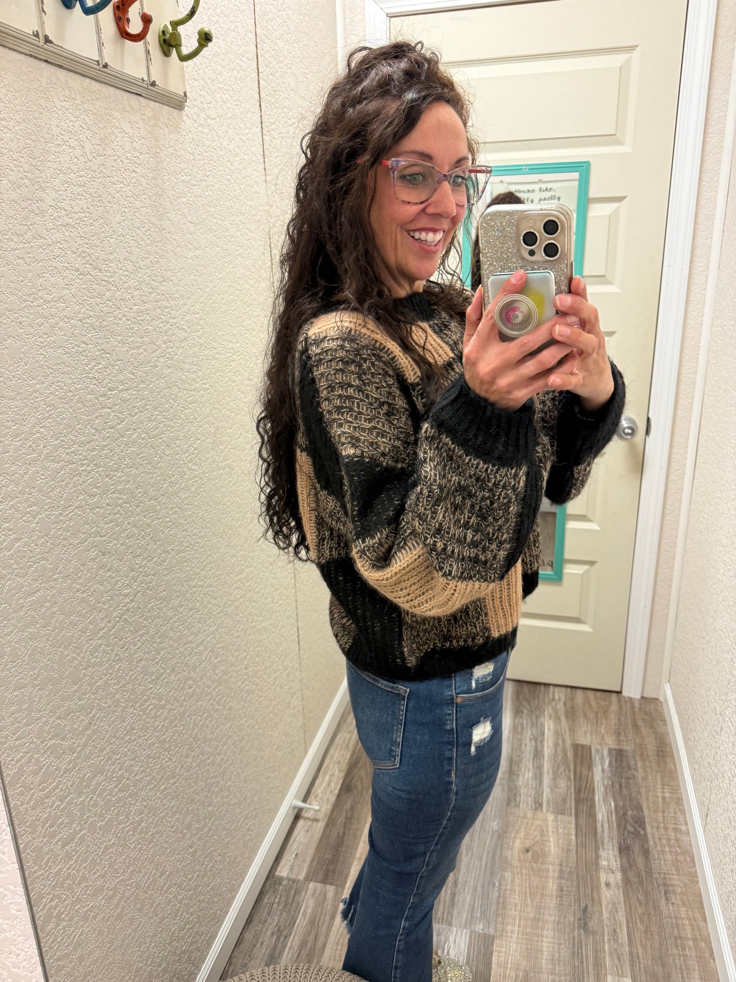 Lillian Plaid Sweater