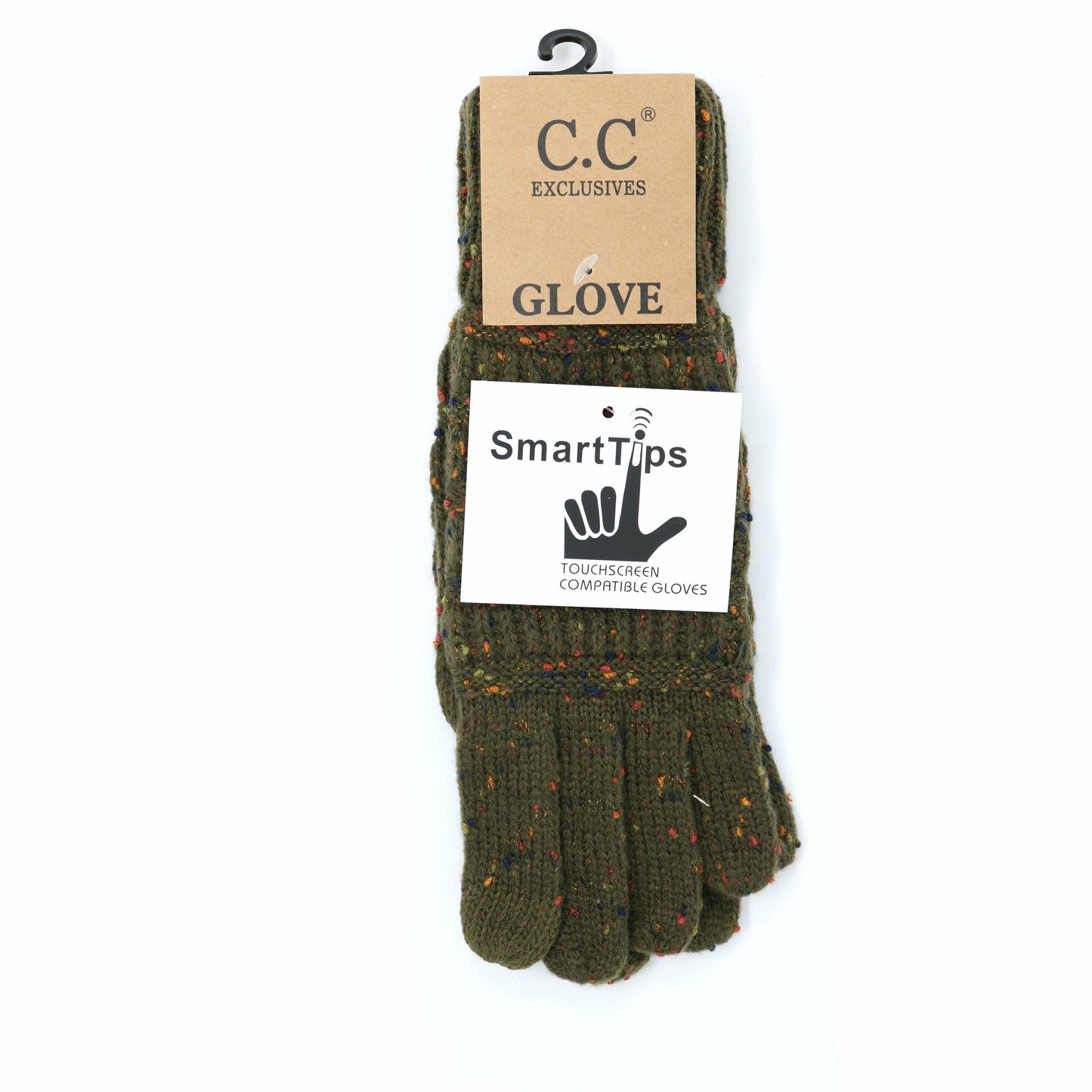 Flecked CC Women's Gloves