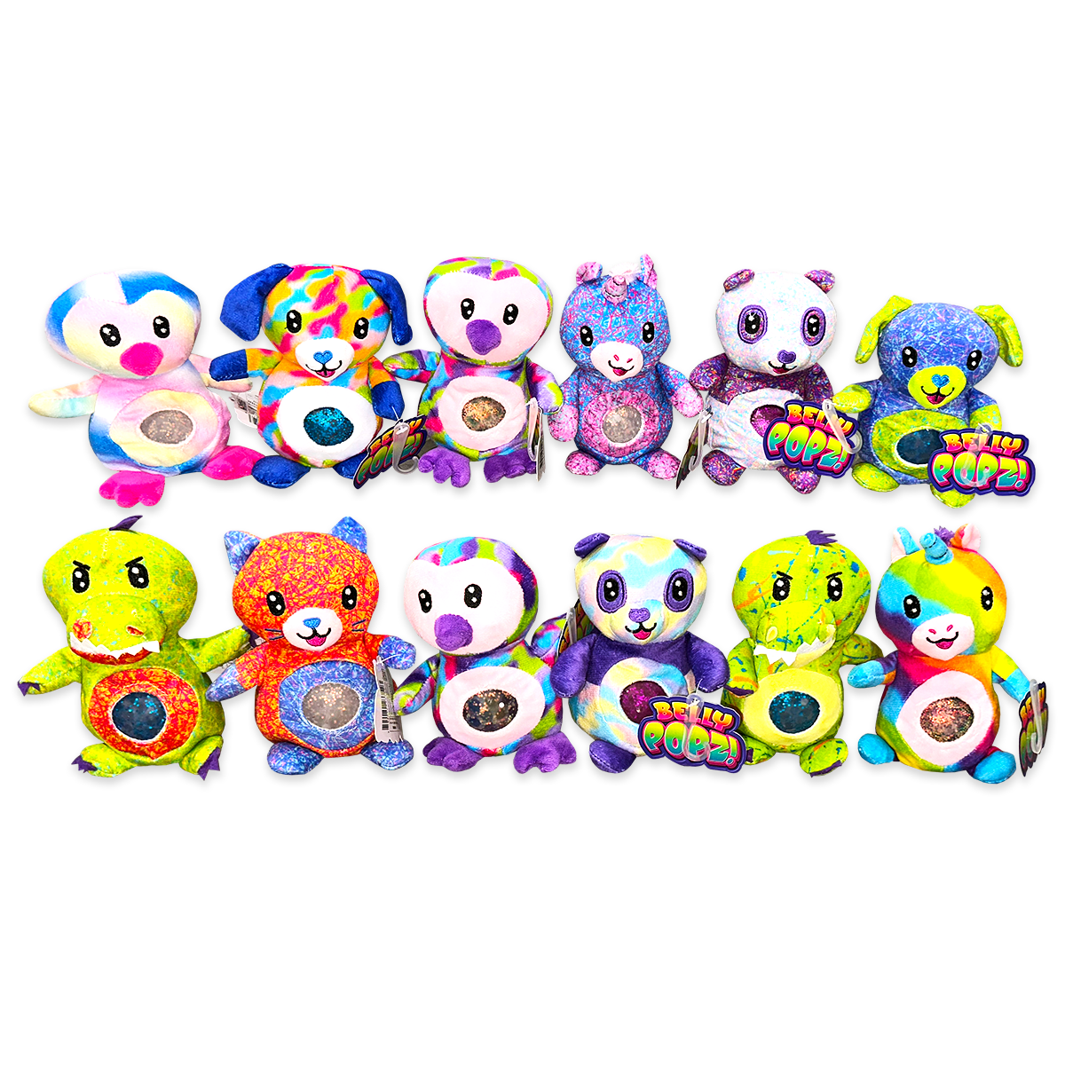 Belly Popz Squeeze Plush Stress Toy