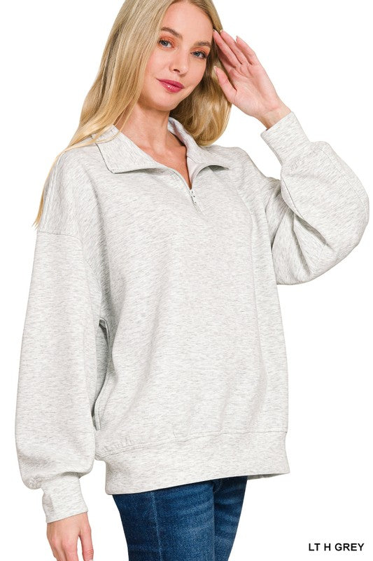 Sadie Scuba 1/2 Zip Pullover