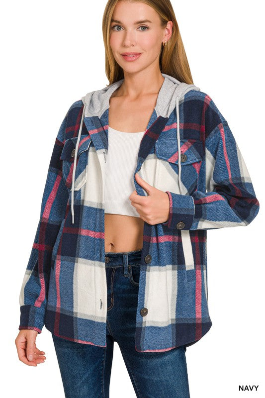 Shirley Fleece Plaid Shacket