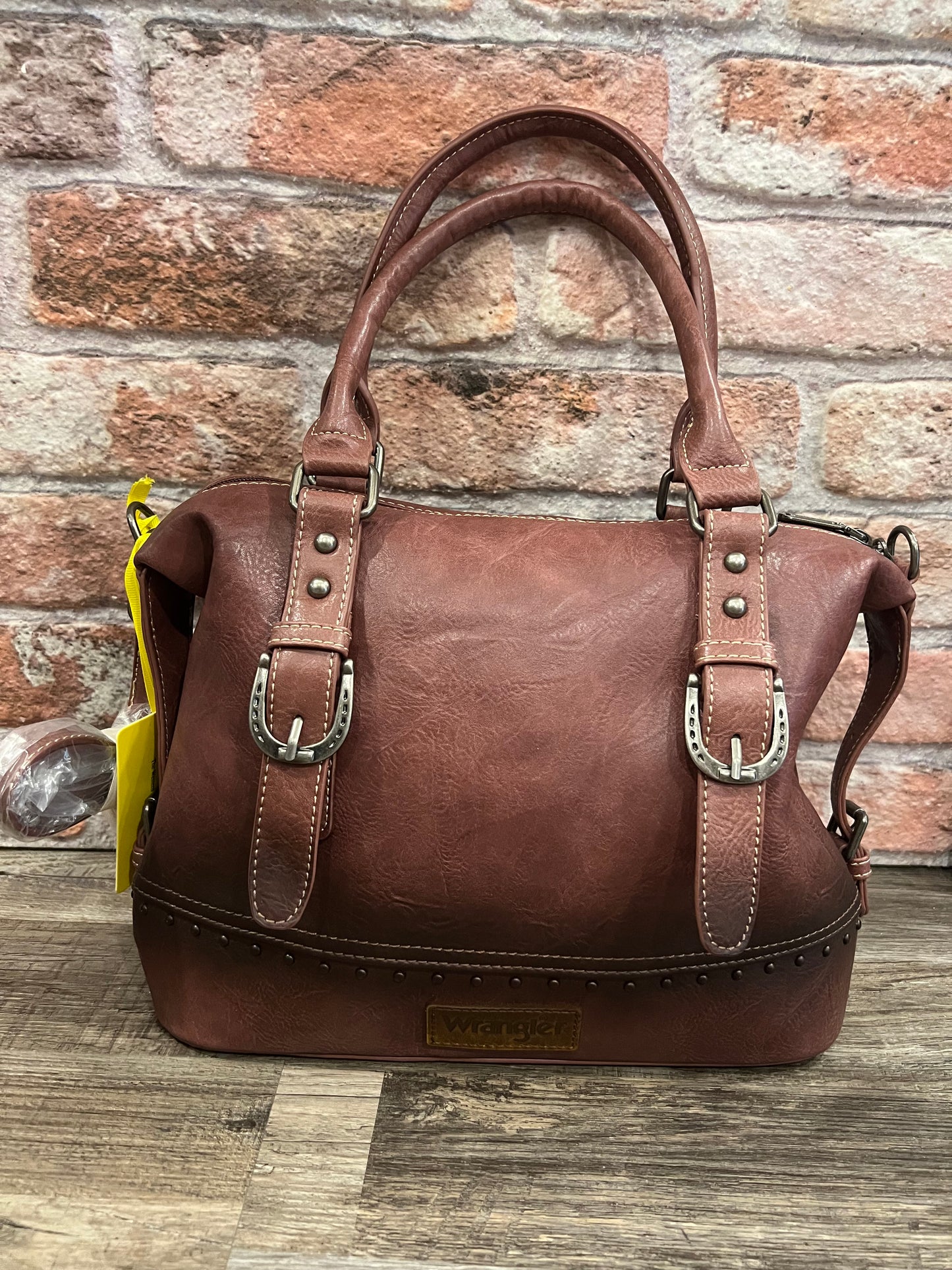 WRANGLER BUCKLE BARREL SATCHEL